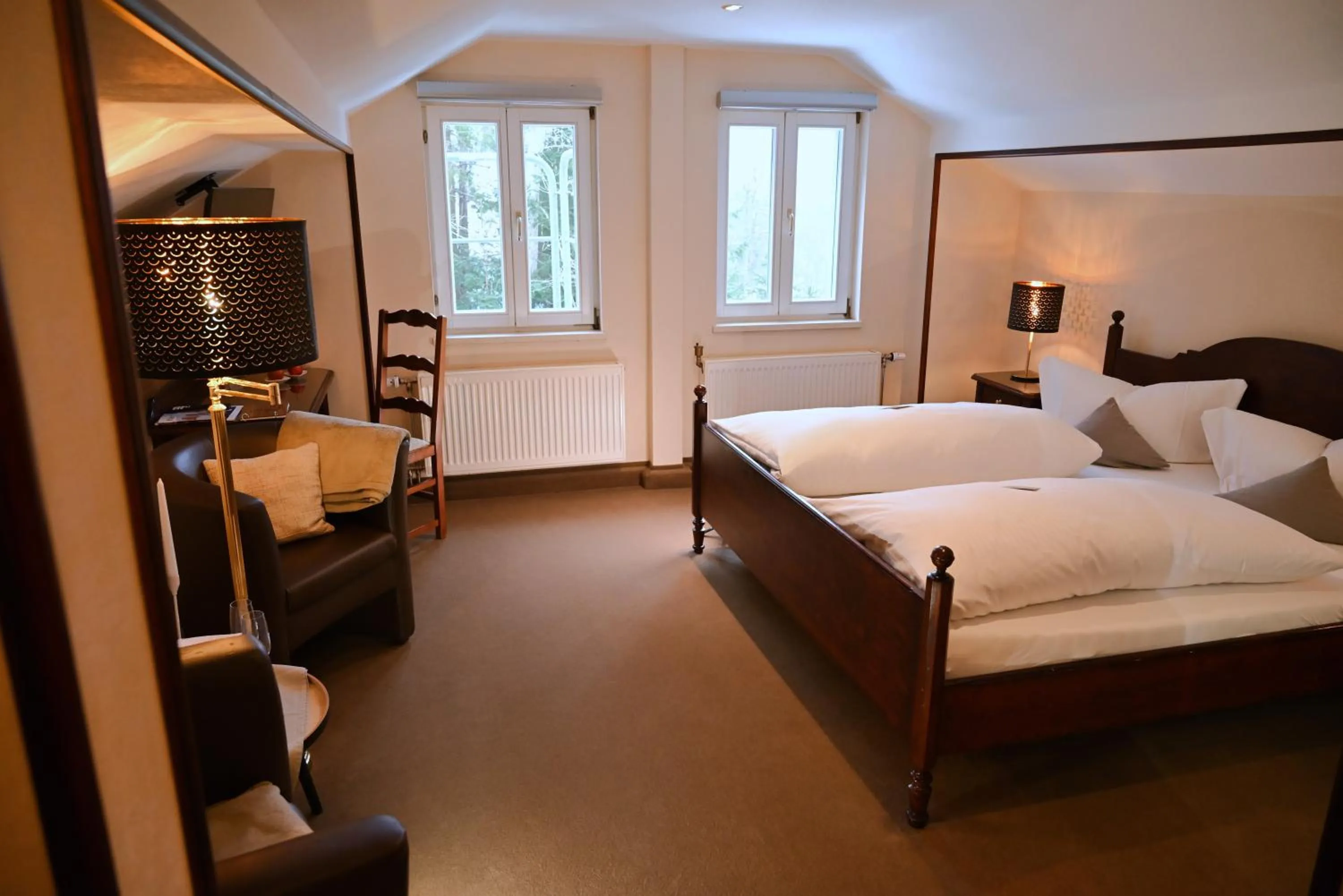 Photo of the whole room, Bed in Flair-Hotel Waldfrieden