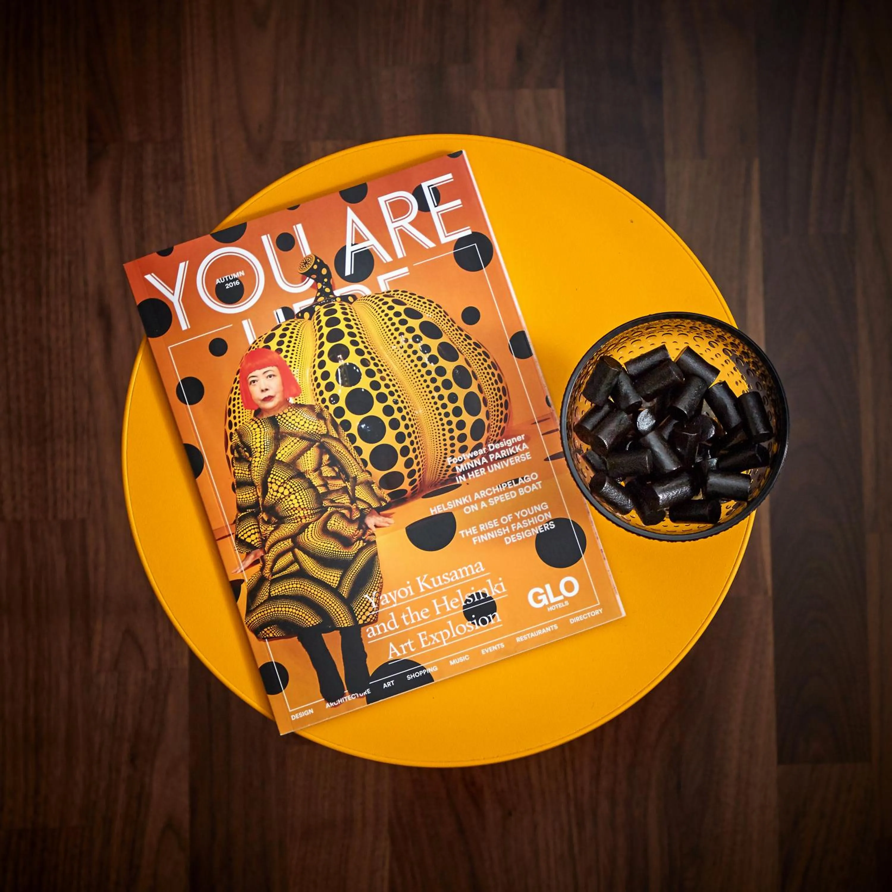 Decorative detail in Comfort Hotel Xpress Helsinki Airport Terminal