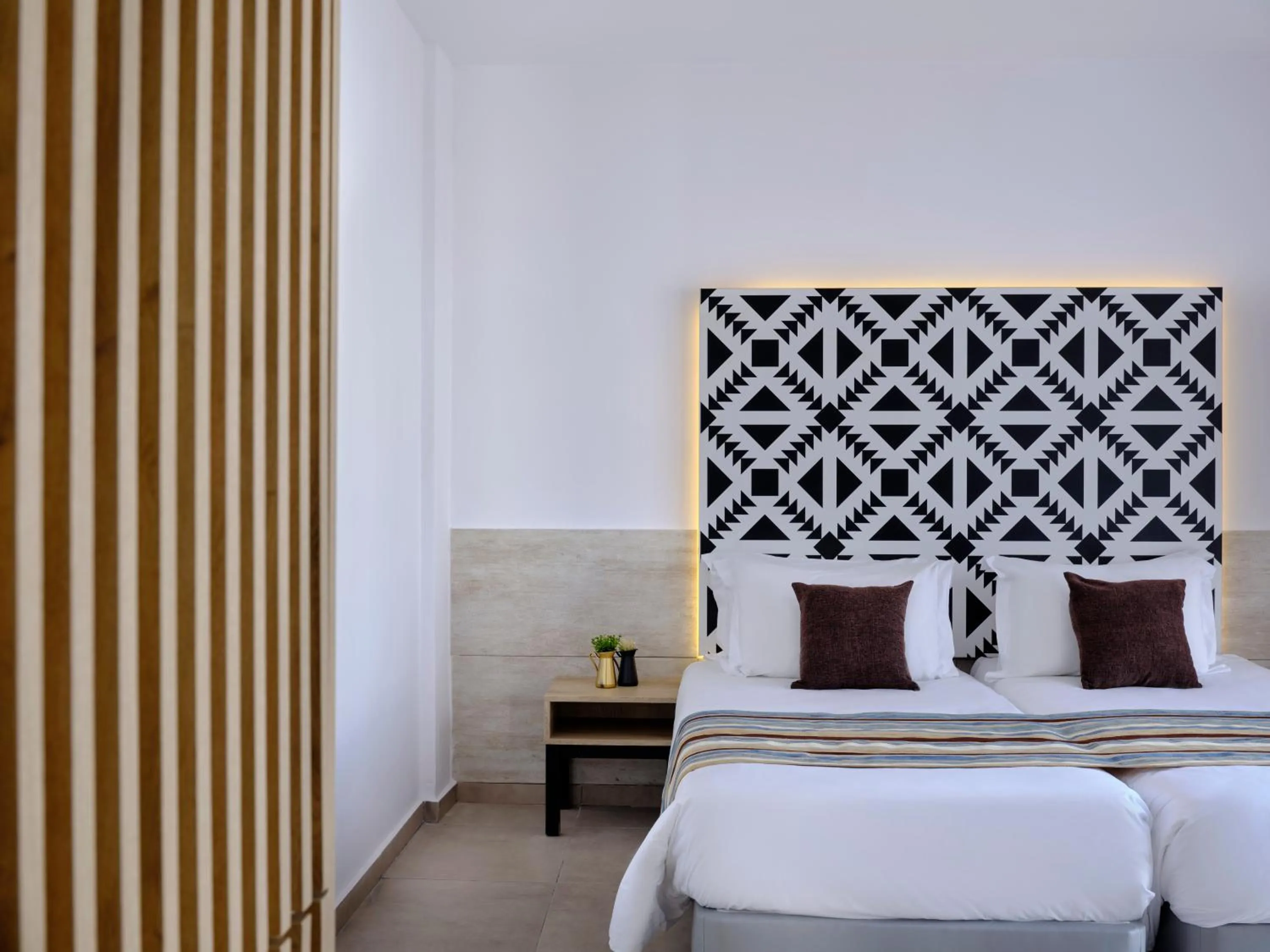 Bed in Atlantica Panthea Resort