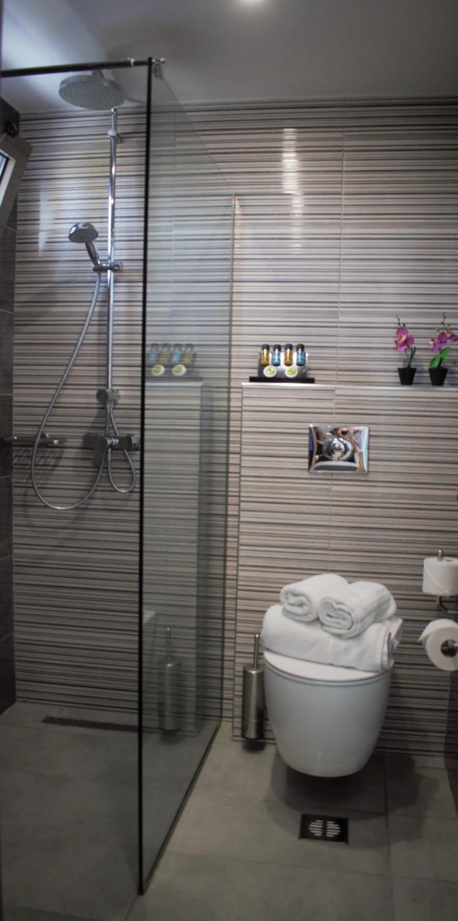 Shower in Oscar Hotel