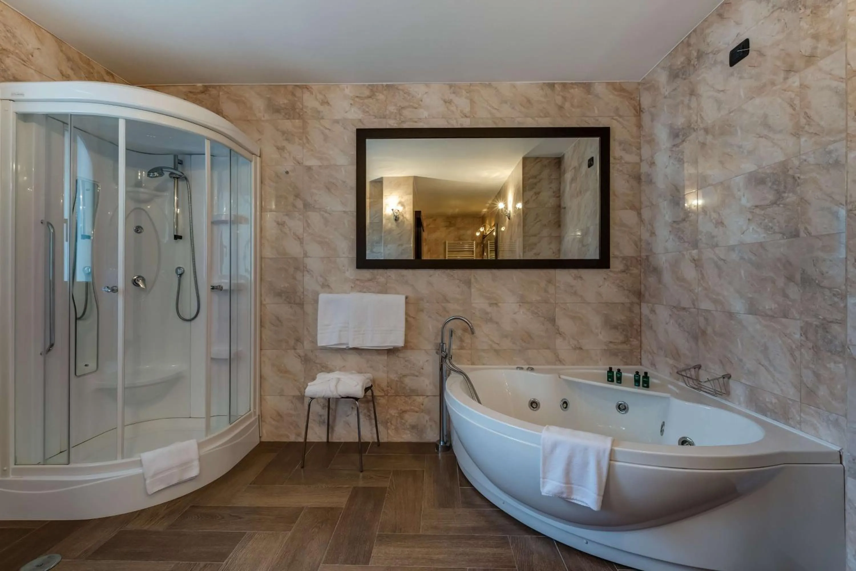 Shower in Best Western Hotel Rocca