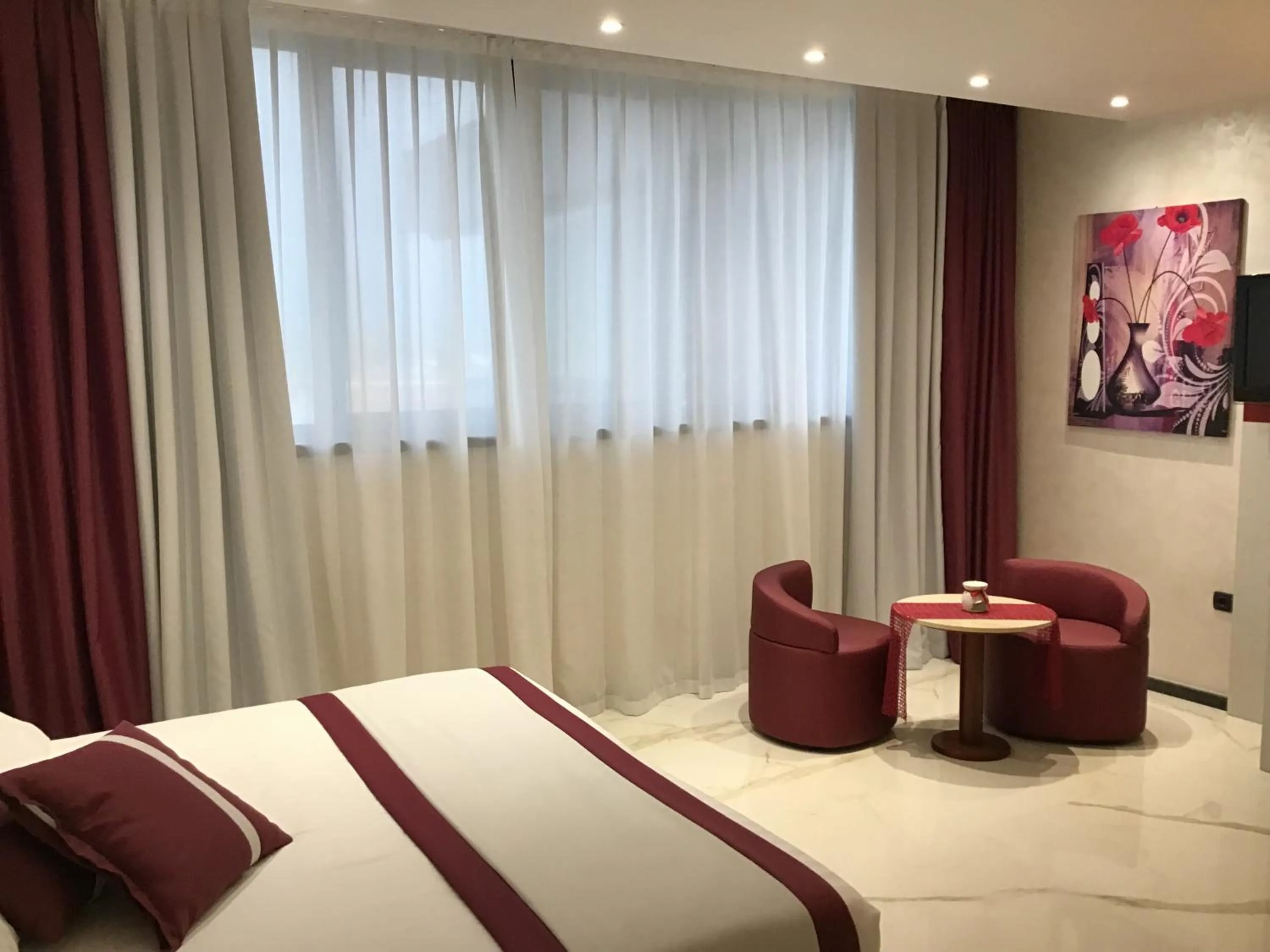 Bathroom, Bed in Best Western Hotel Rocca