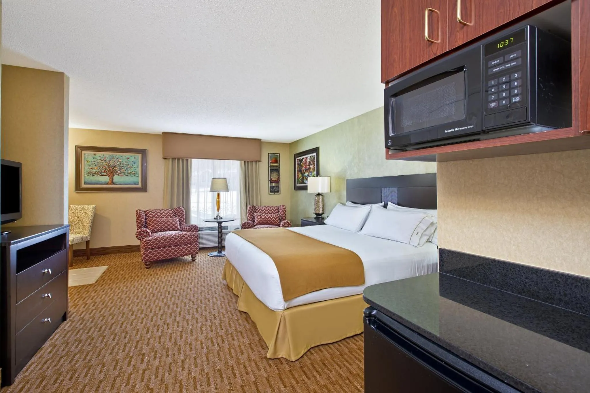 Photo of the whole room, Bed in Holiday Inn Express & Suites - Sharon-Hermitage by IHG