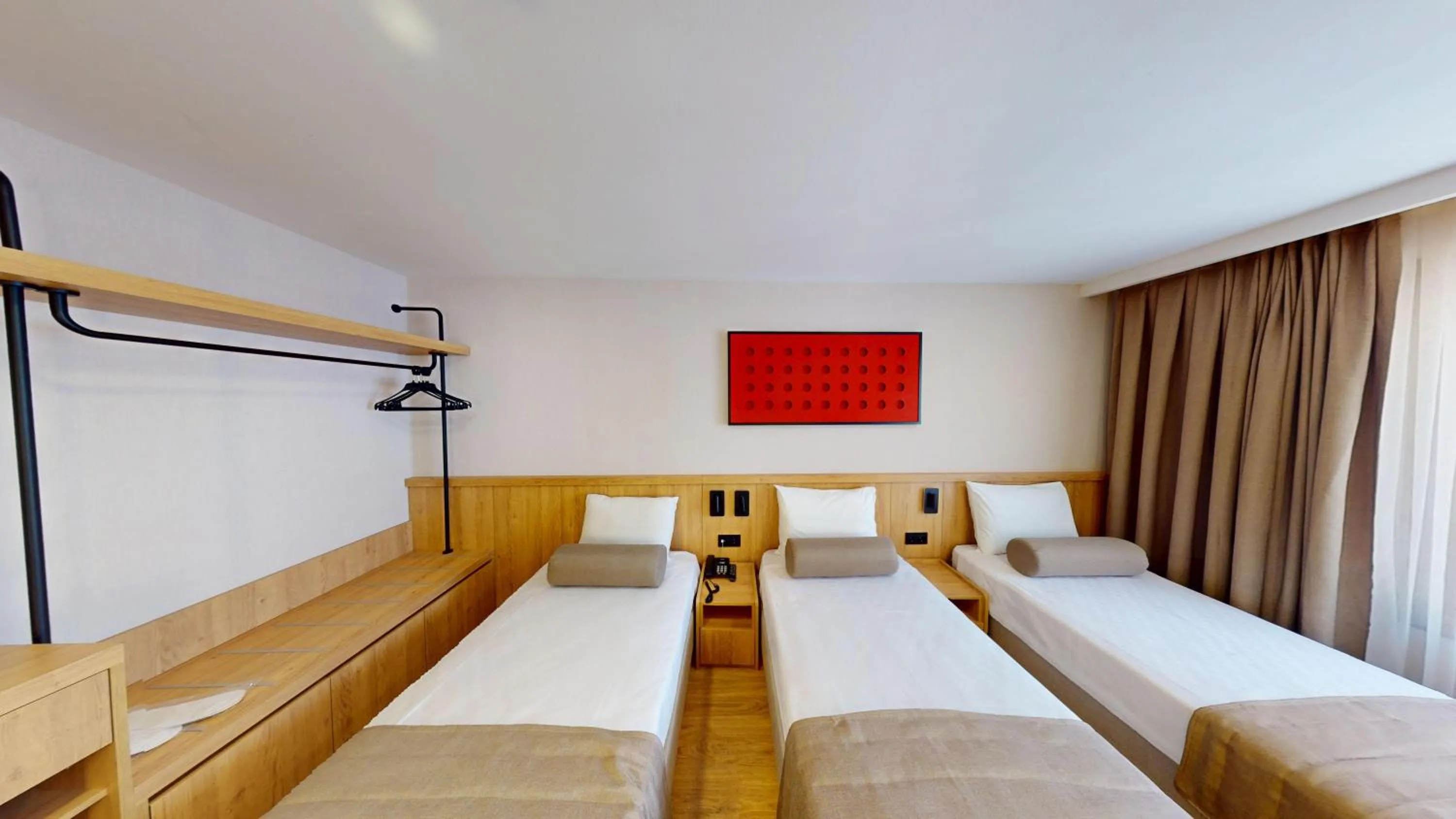 Bed in Istanbul River Hotel