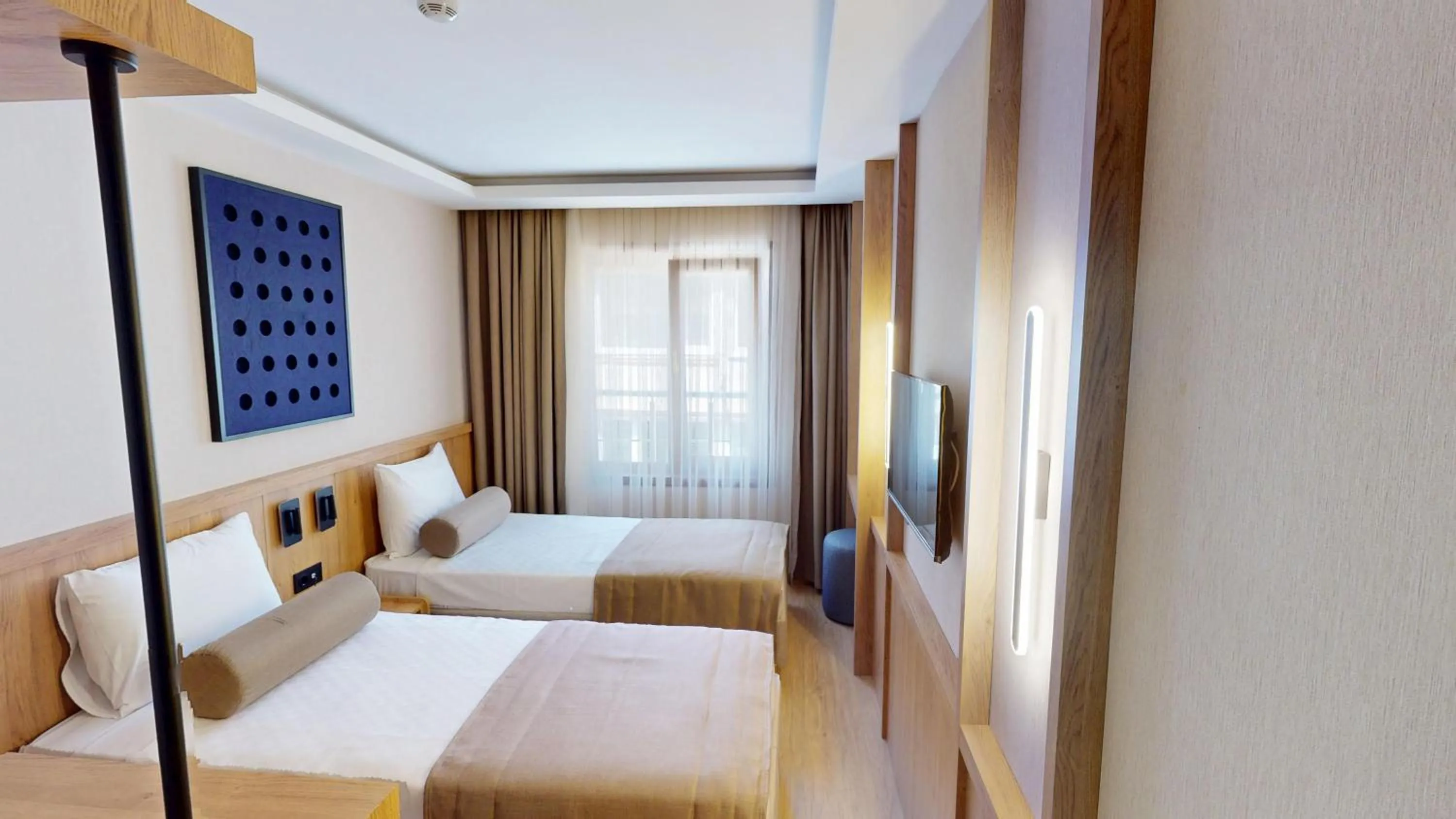 Bed in Istanbul River Hotel