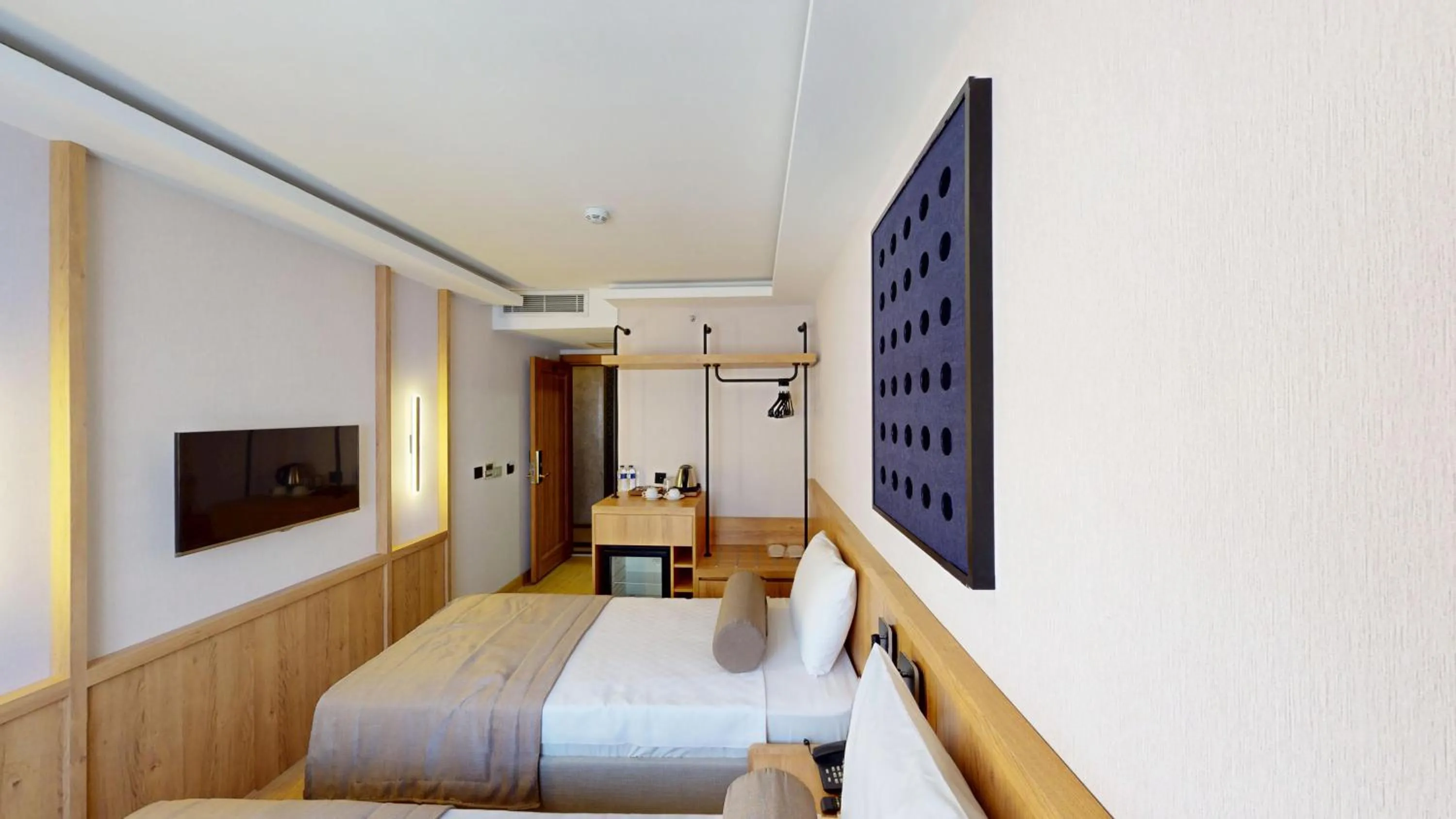 Bed in Istanbul River Hotel