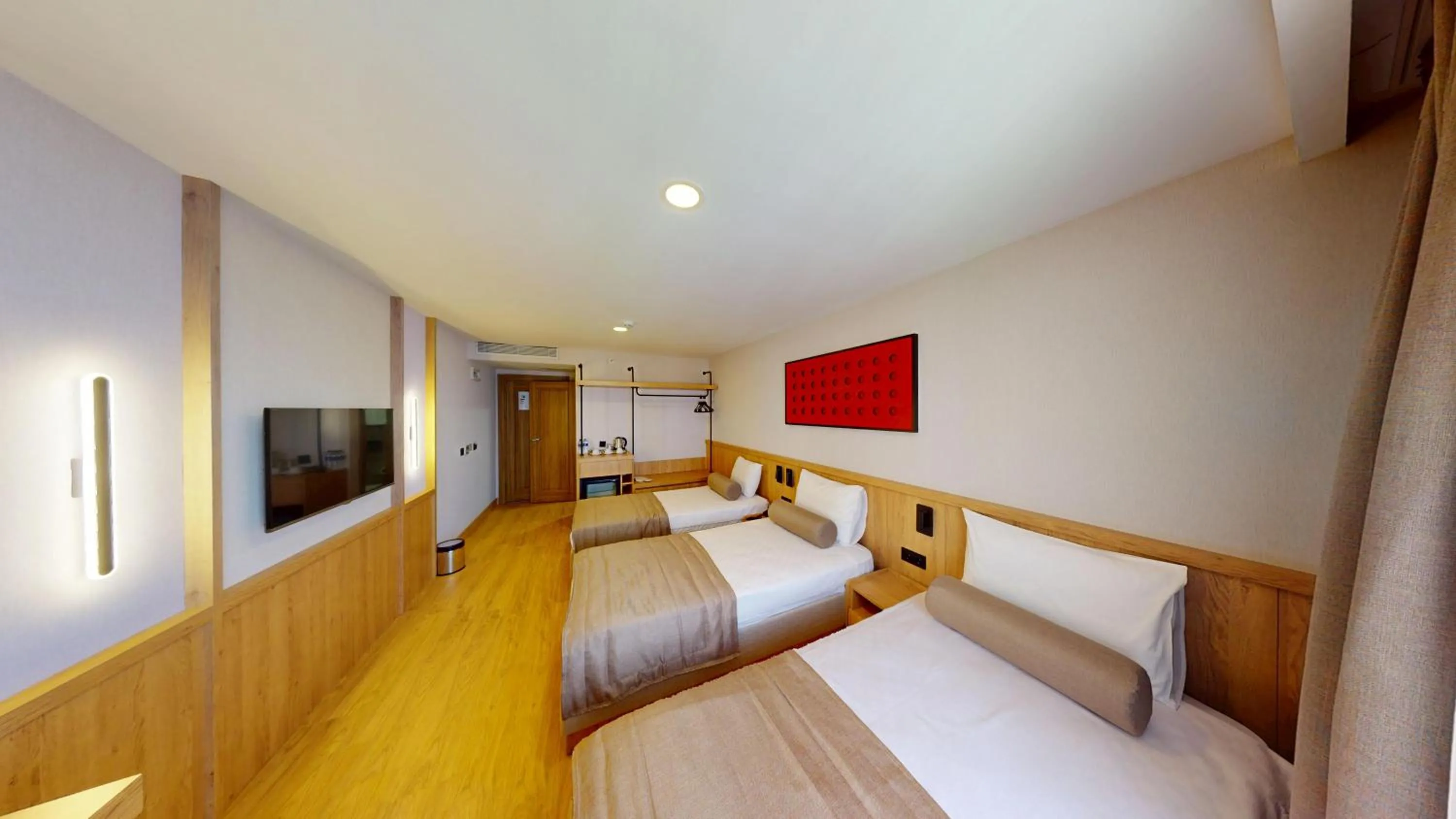 Bed in Istanbul River Hotel