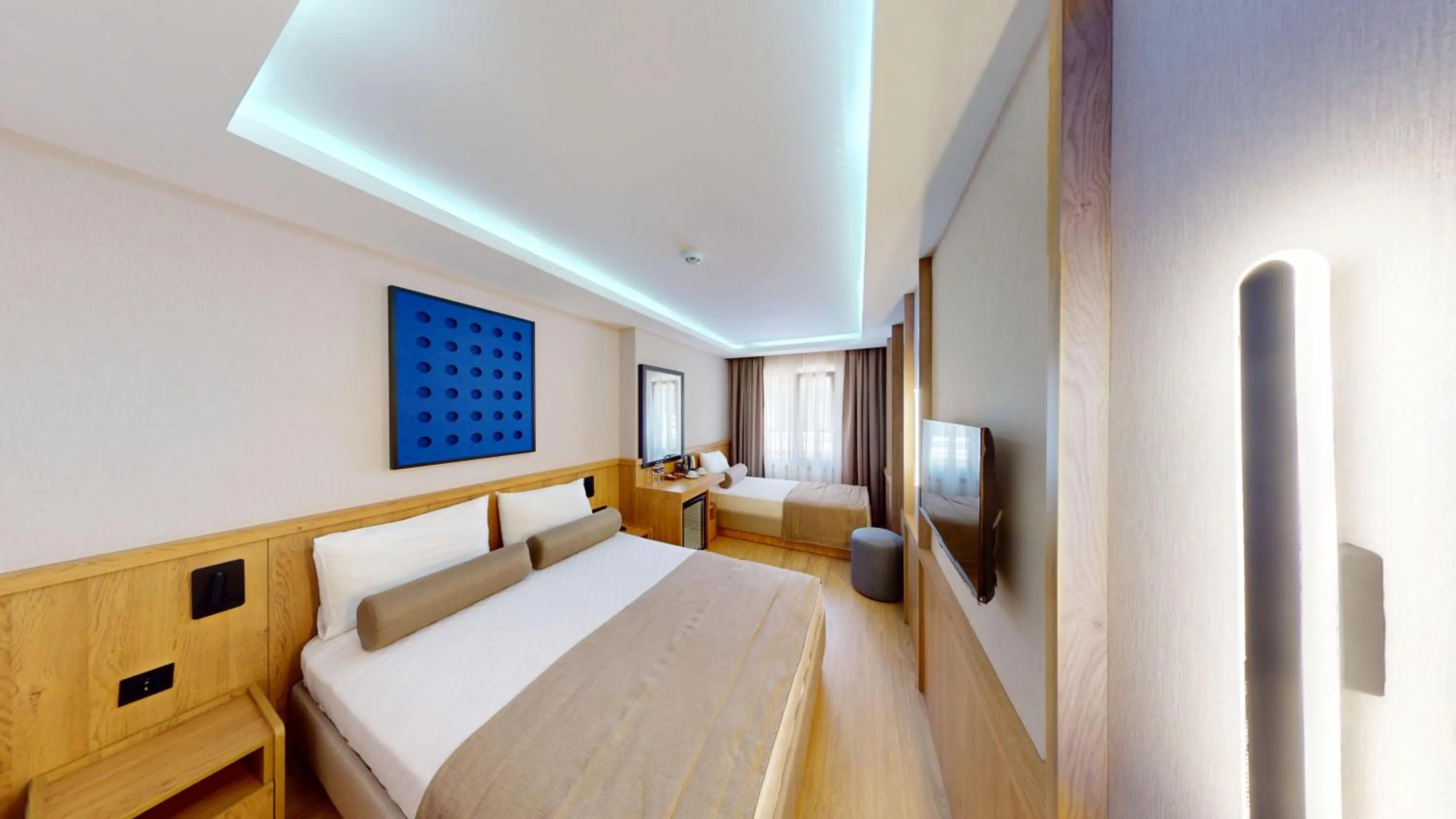 Bed in Istanbul River Hotel