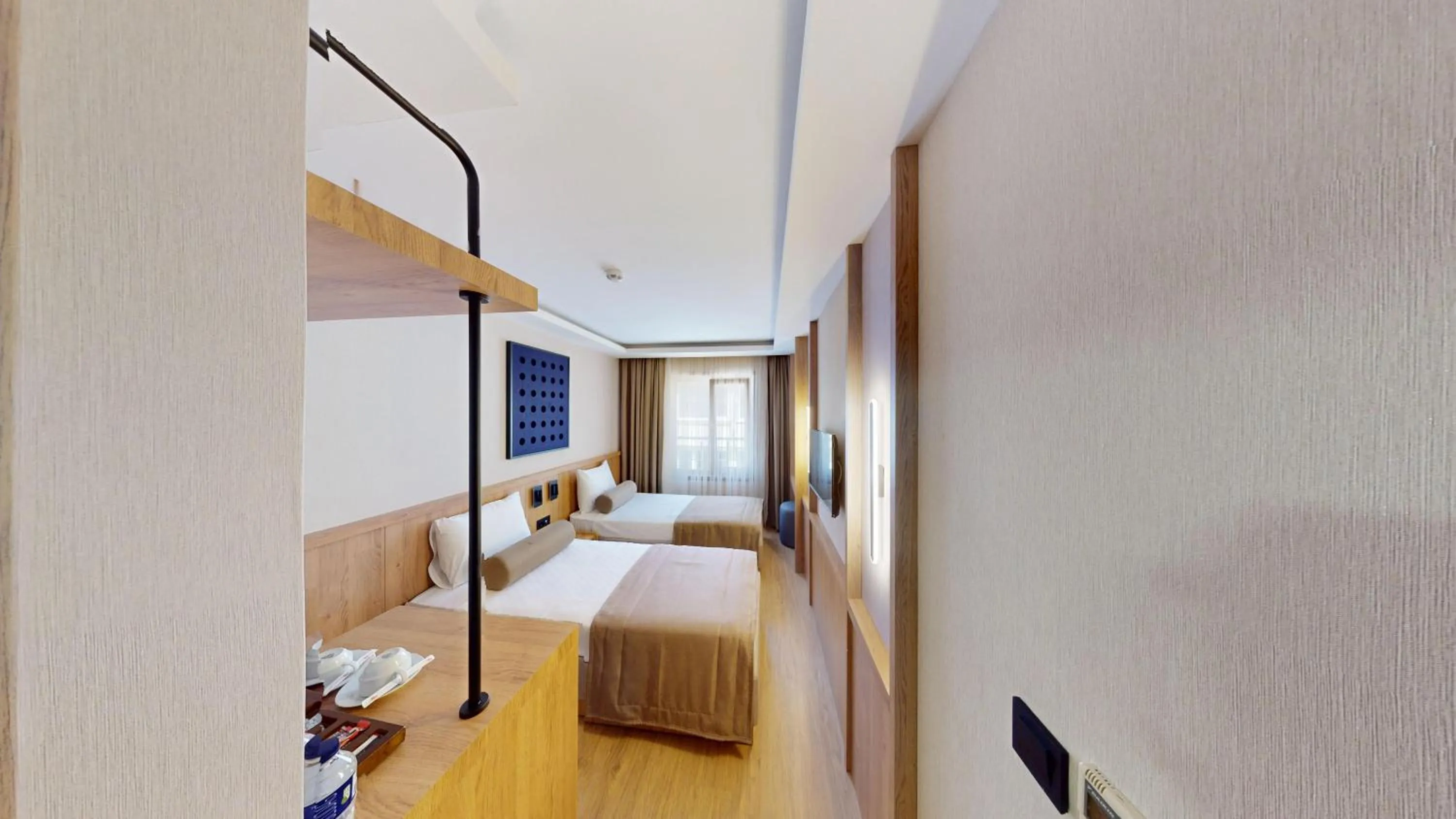 Bed in Istanbul River Hotel