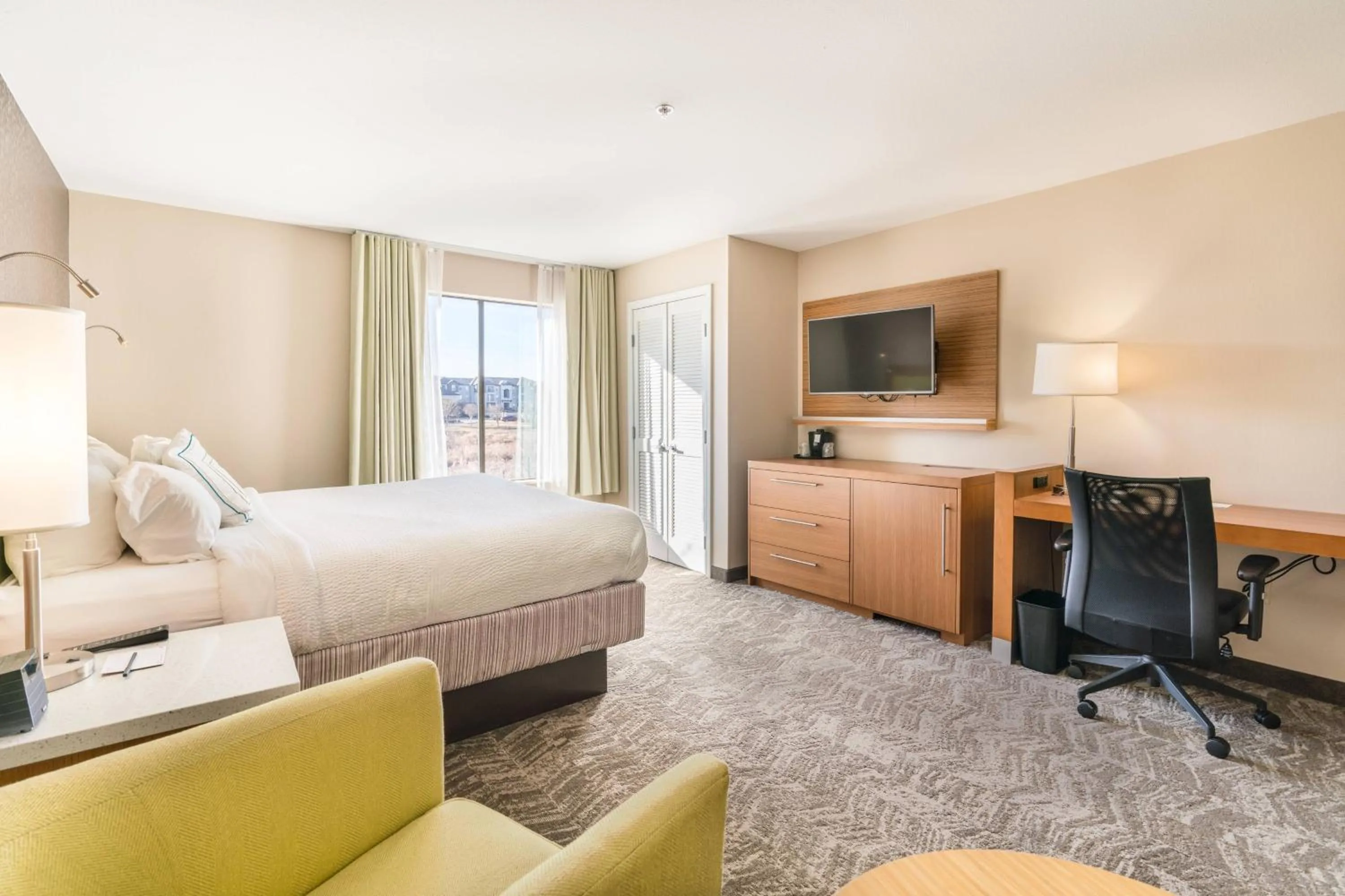 Bedroom, Bed in SpringHill Suites by Marriott Denton