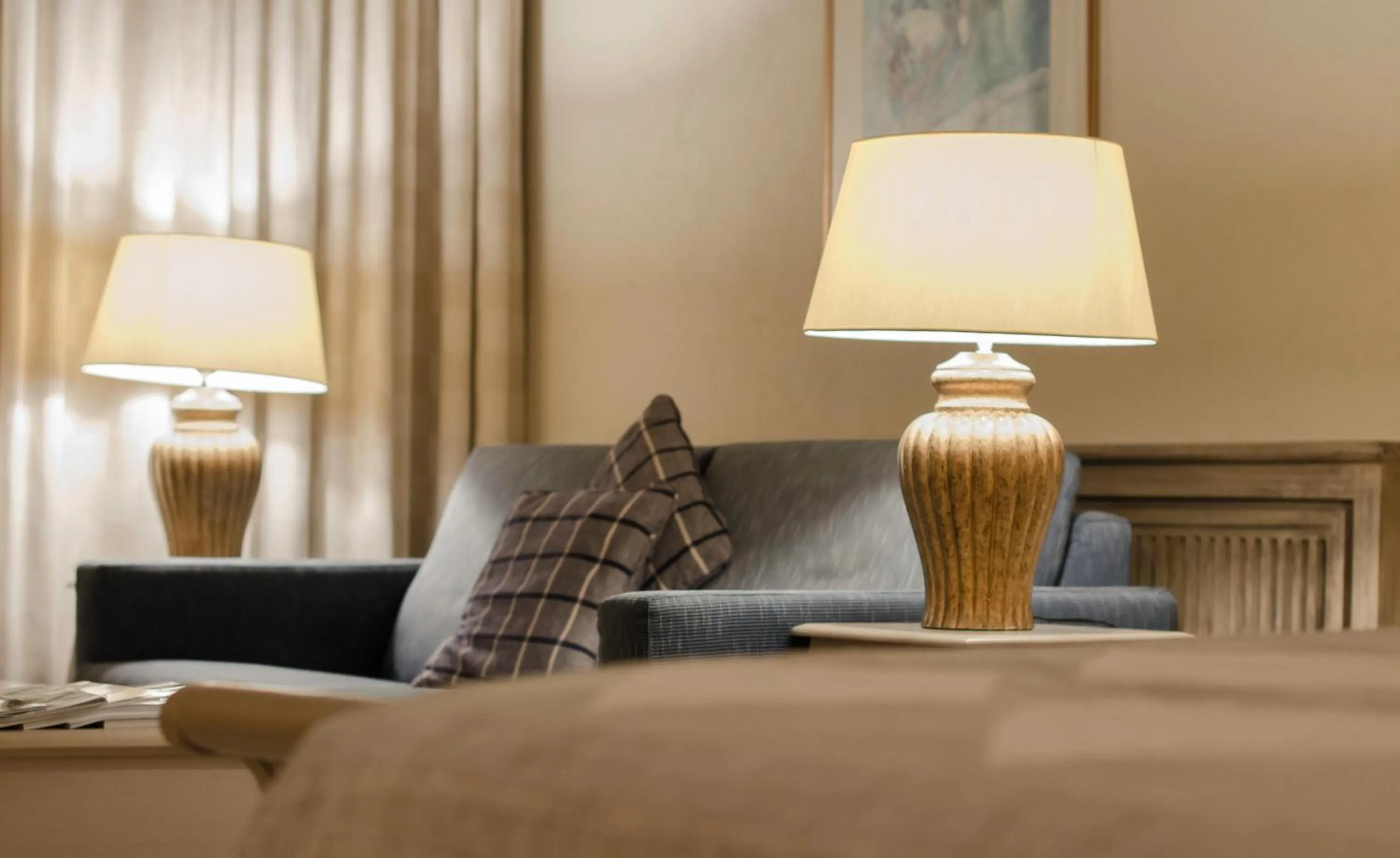 Decorative detail, Bed in Columbia Beach Resort