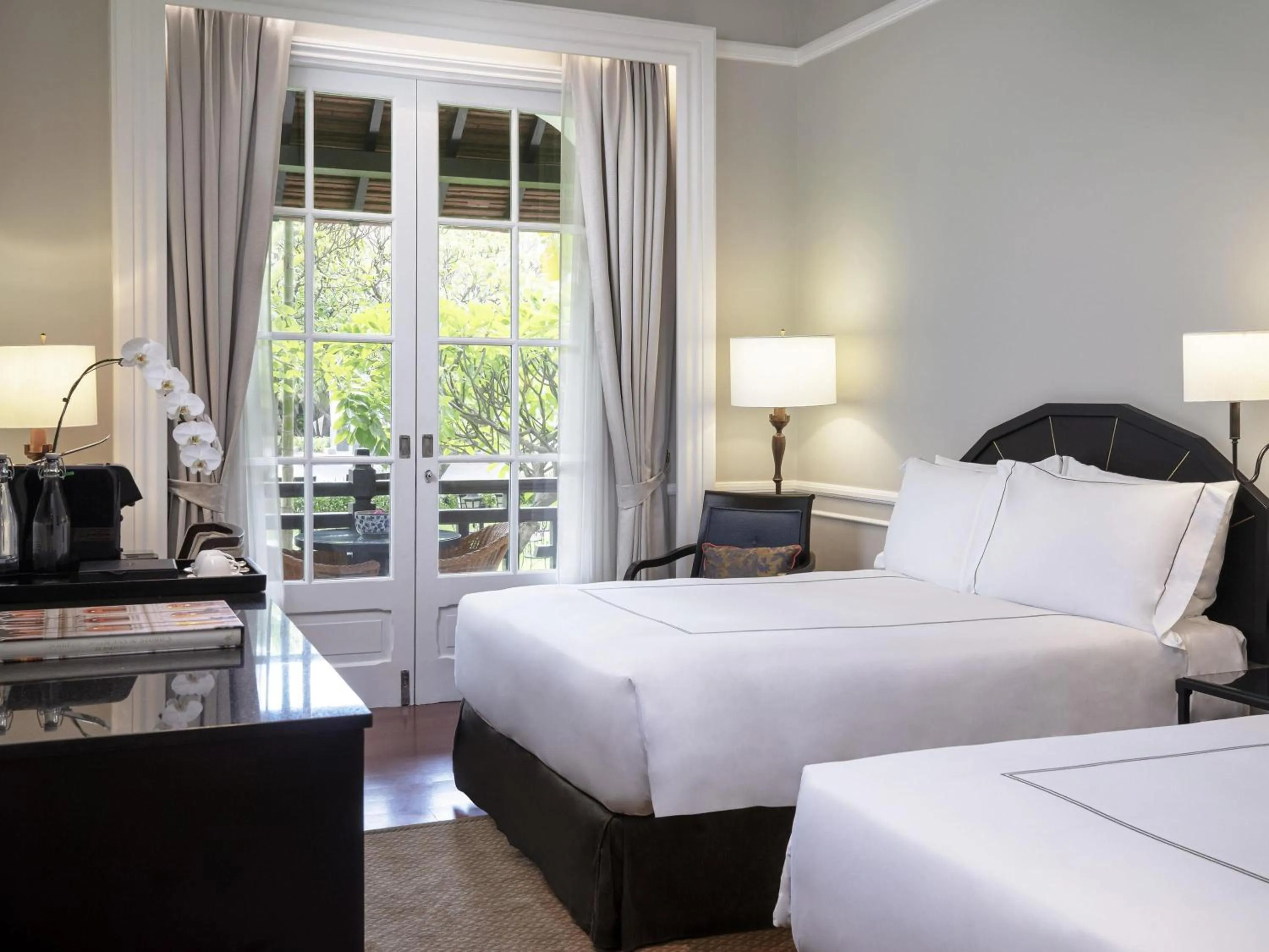 Bedroom, Bed in Raffles Hotel Le Royal