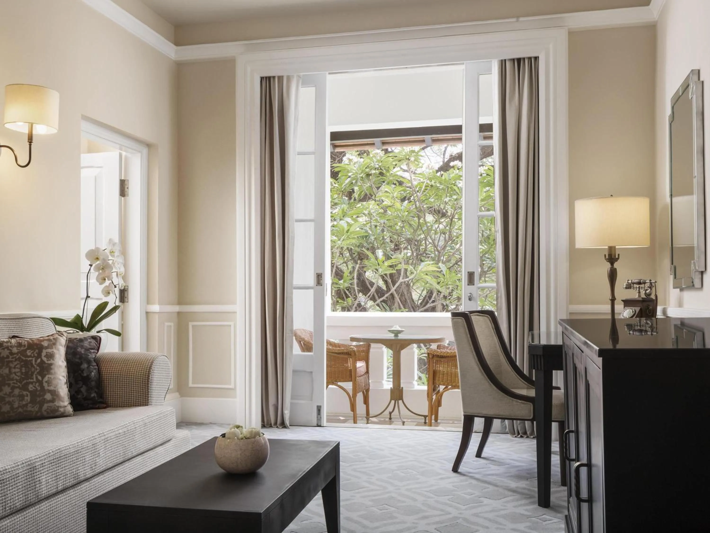 Bedroom in Raffles Hotel Le Royal