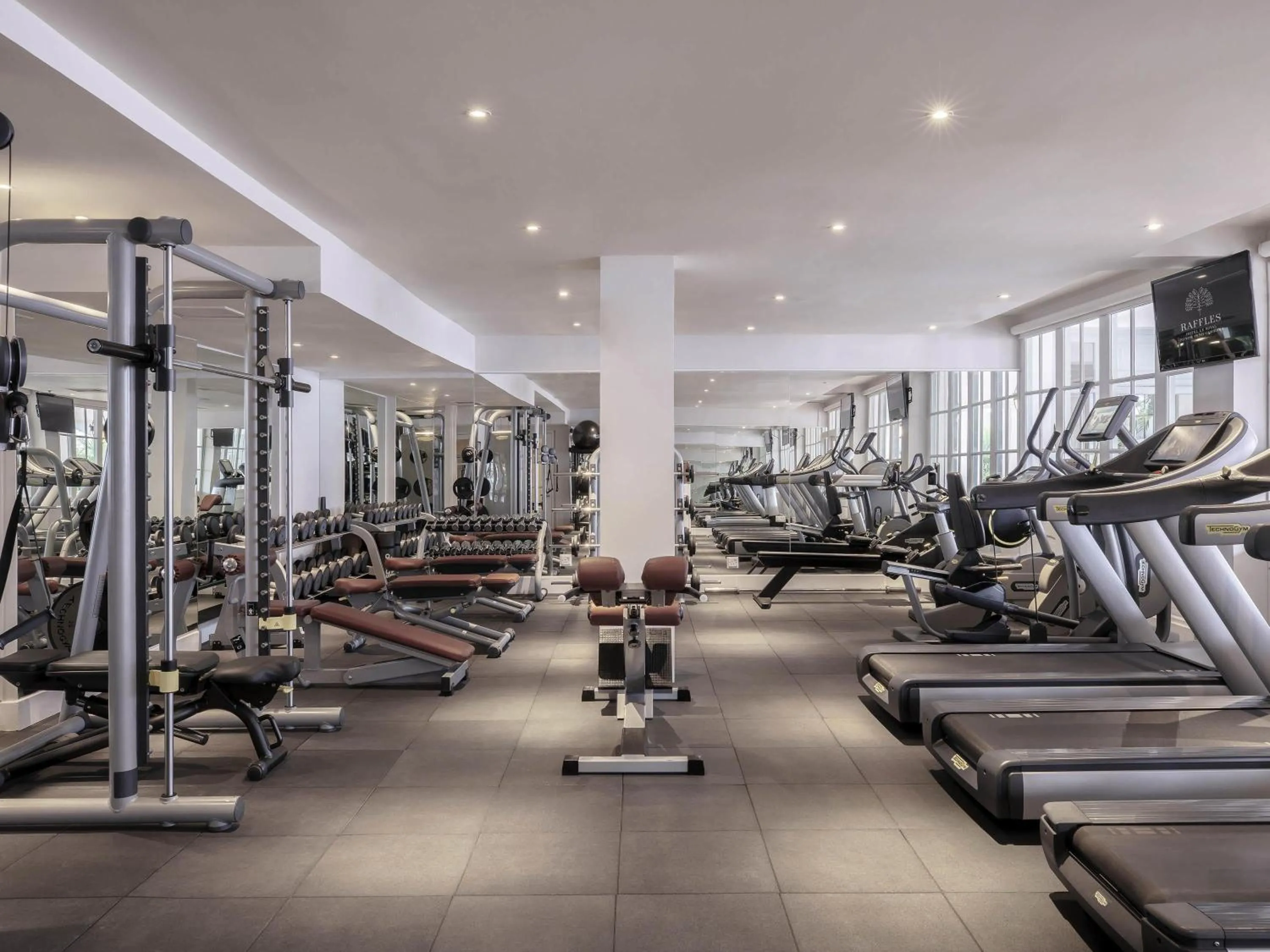 Fitness centre/facilities in Raffles Hotel Le Royal