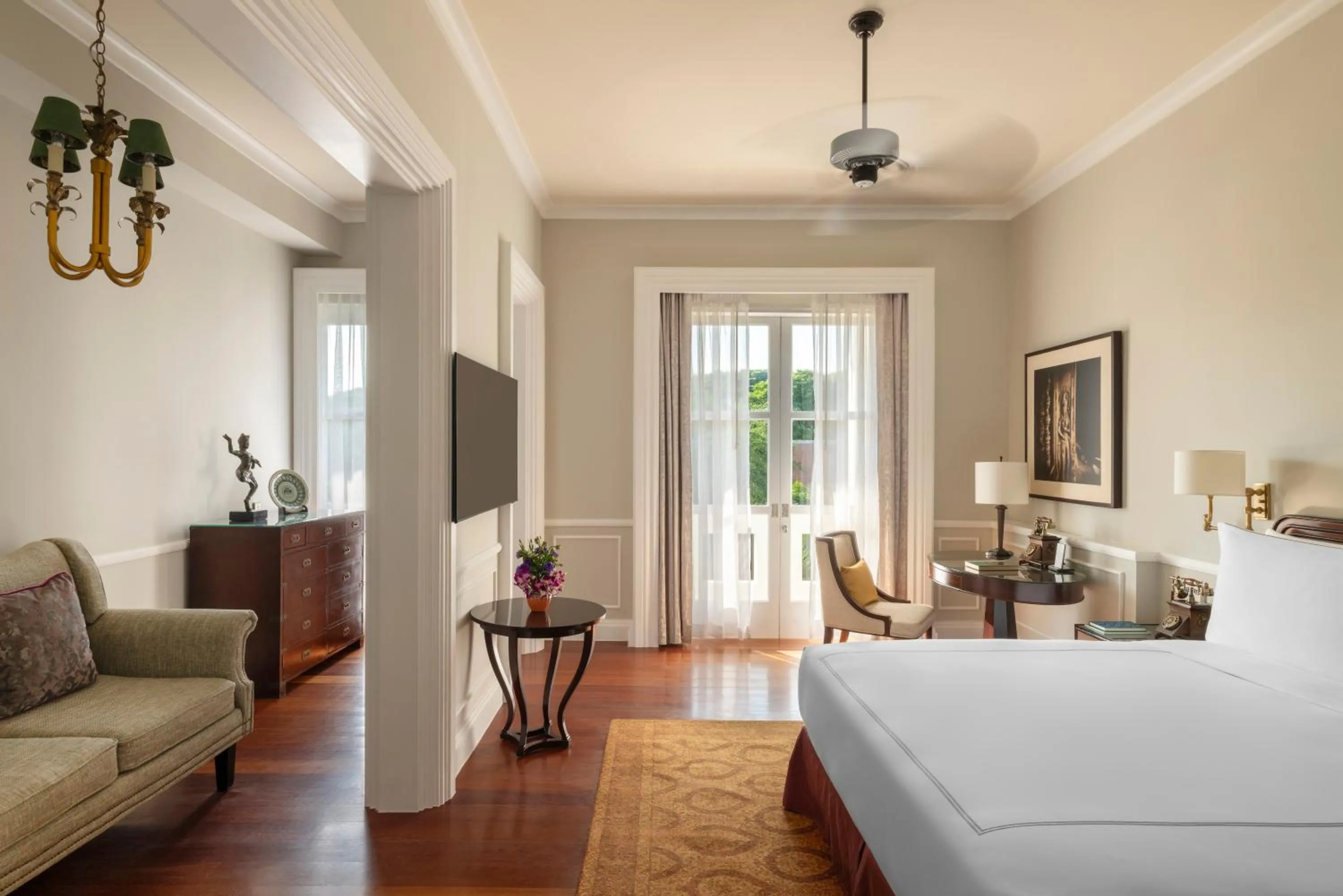 Bed in Raffles Grand Hotel d'Angkor