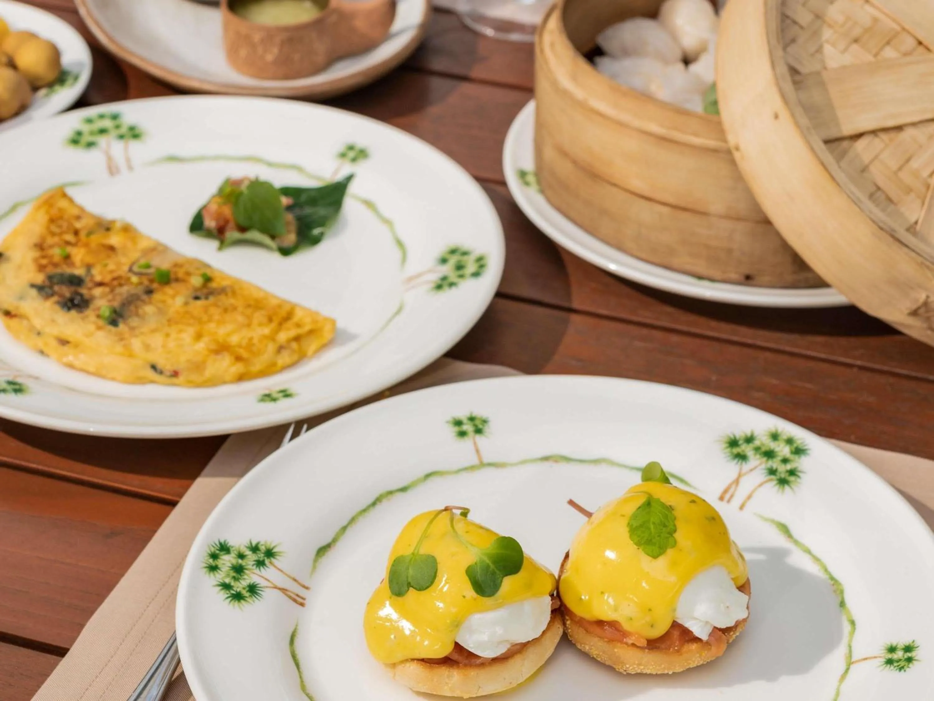 Breakfast in Raffles Grand Hotel d'Angkor