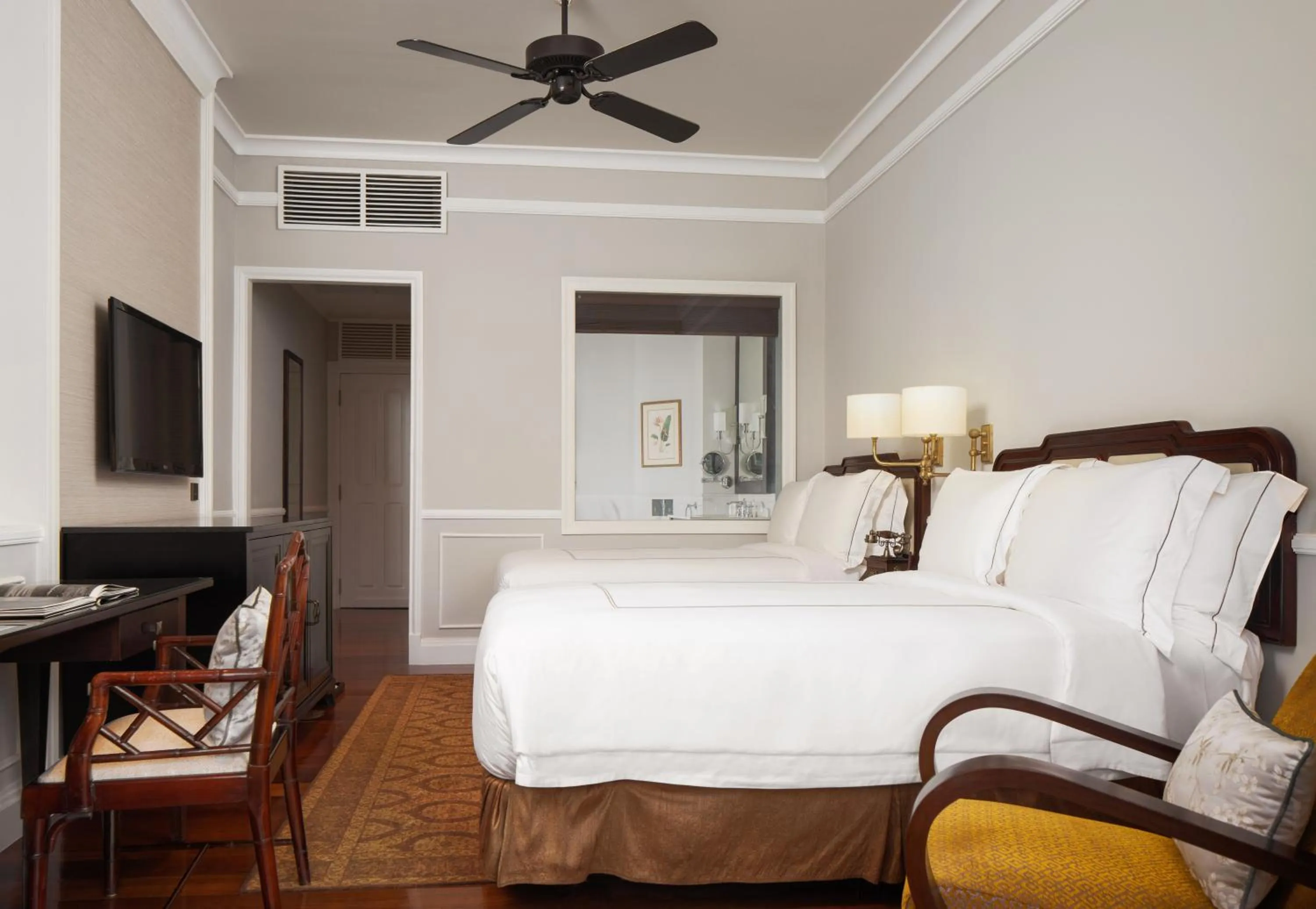 Bedroom, Bed in Raffles Grand Hotel d'Angkor