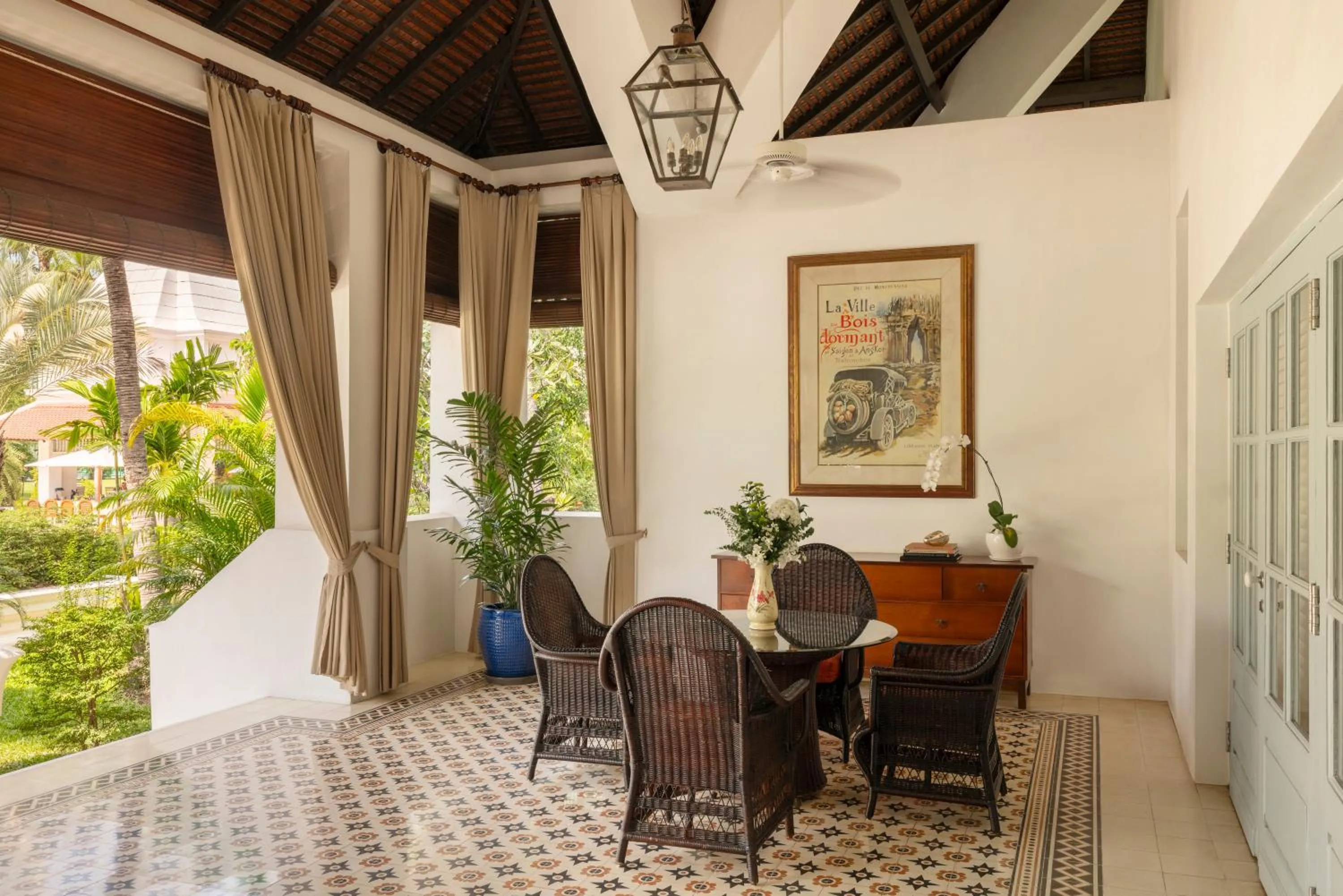 Balcony/Terrace in Raffles Grand Hotel d'Angkor