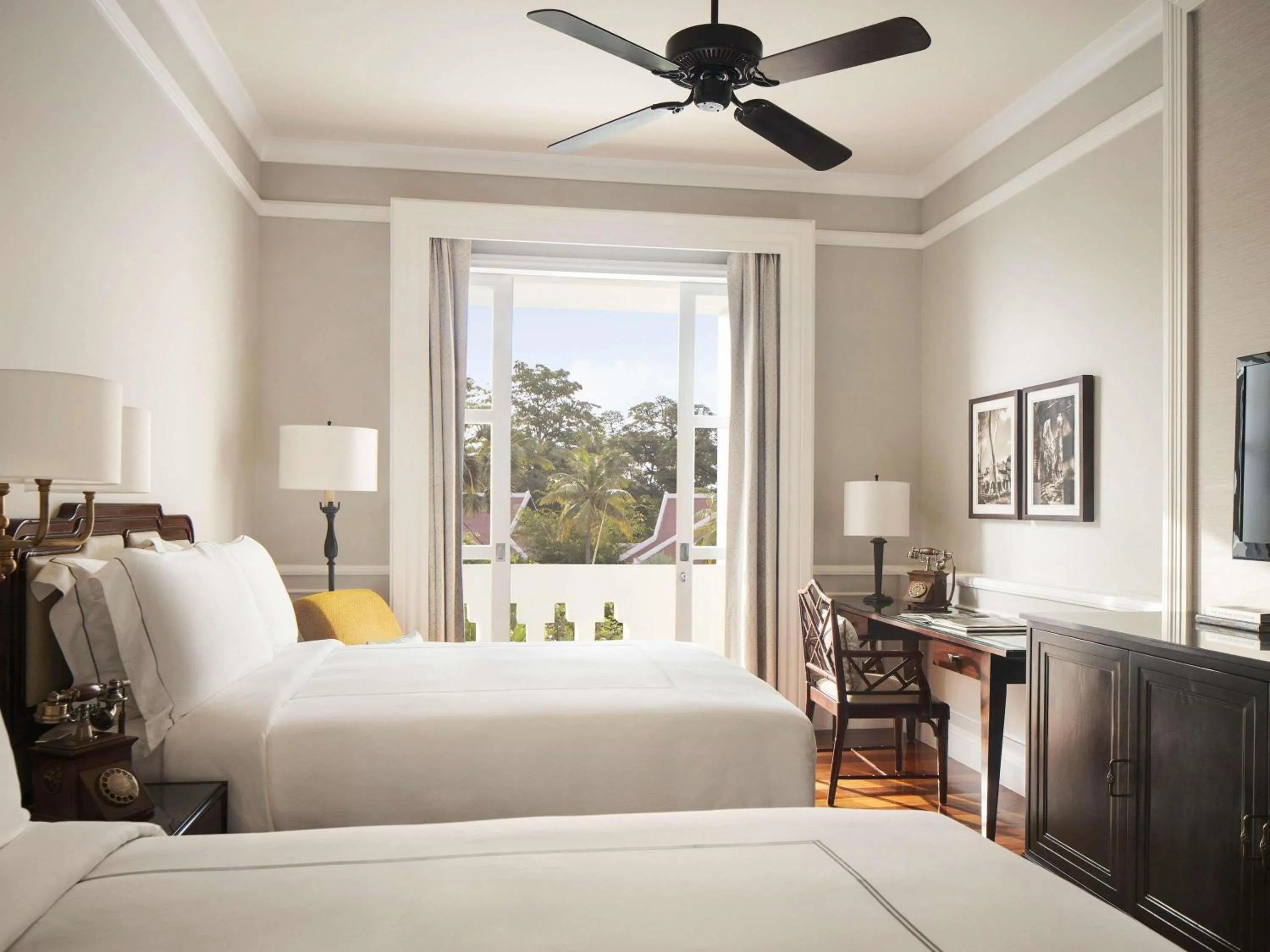 Bedroom, Bed in Raffles Grand Hotel d'Angkor