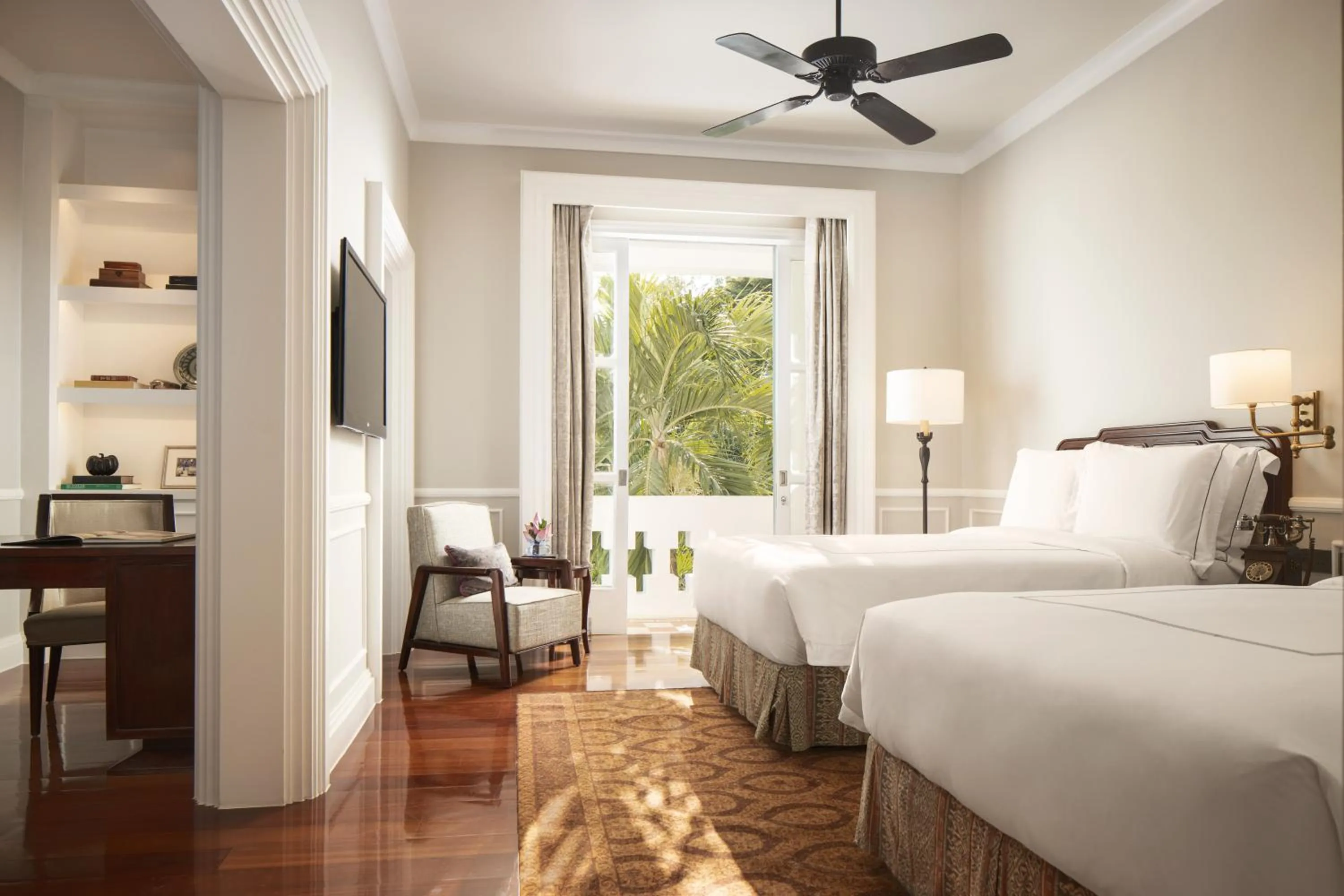 Bed in Raffles Grand Hotel d'Angkor