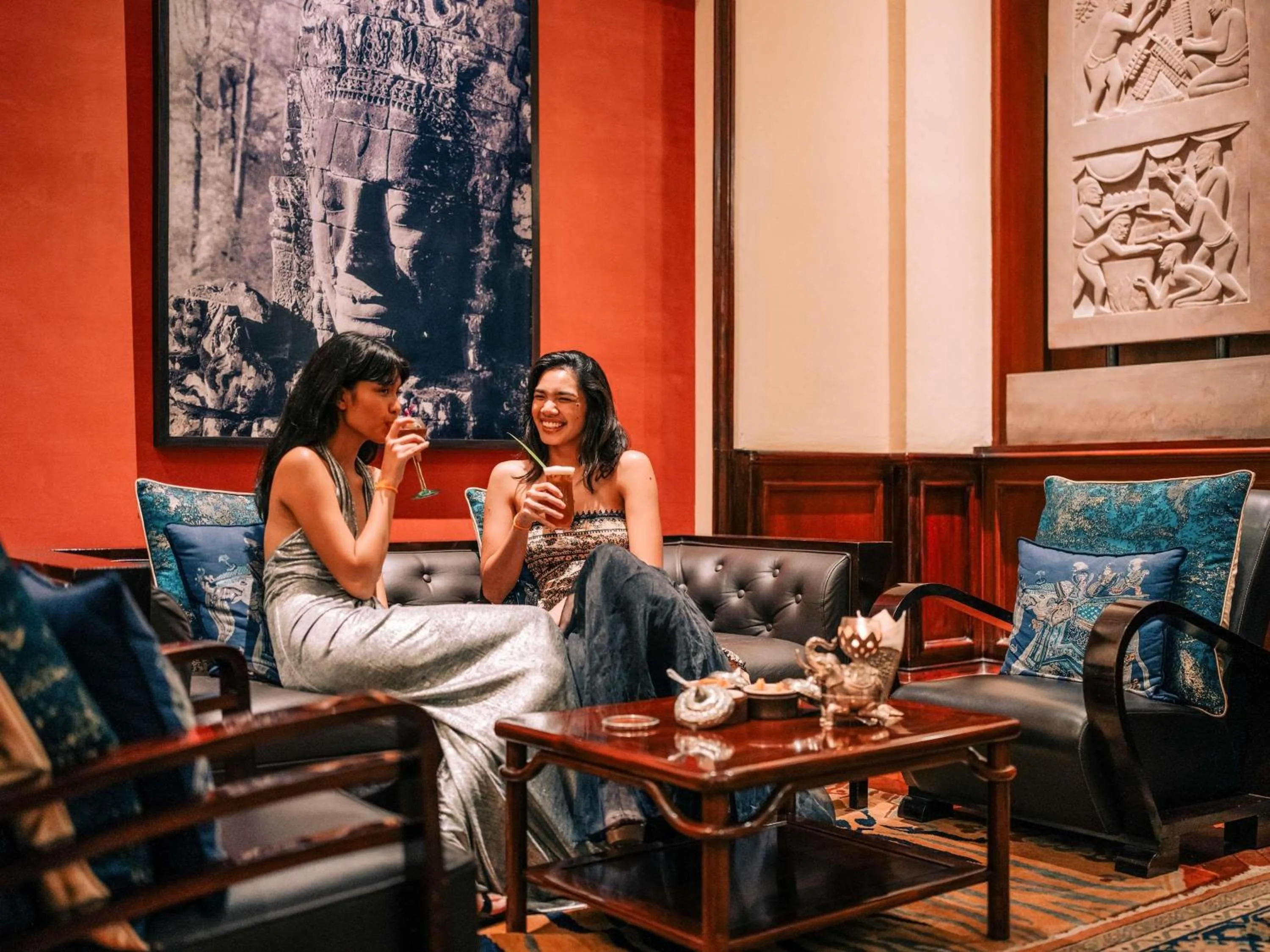 Lounge or bar in Raffles Grand Hotel d'Angkor