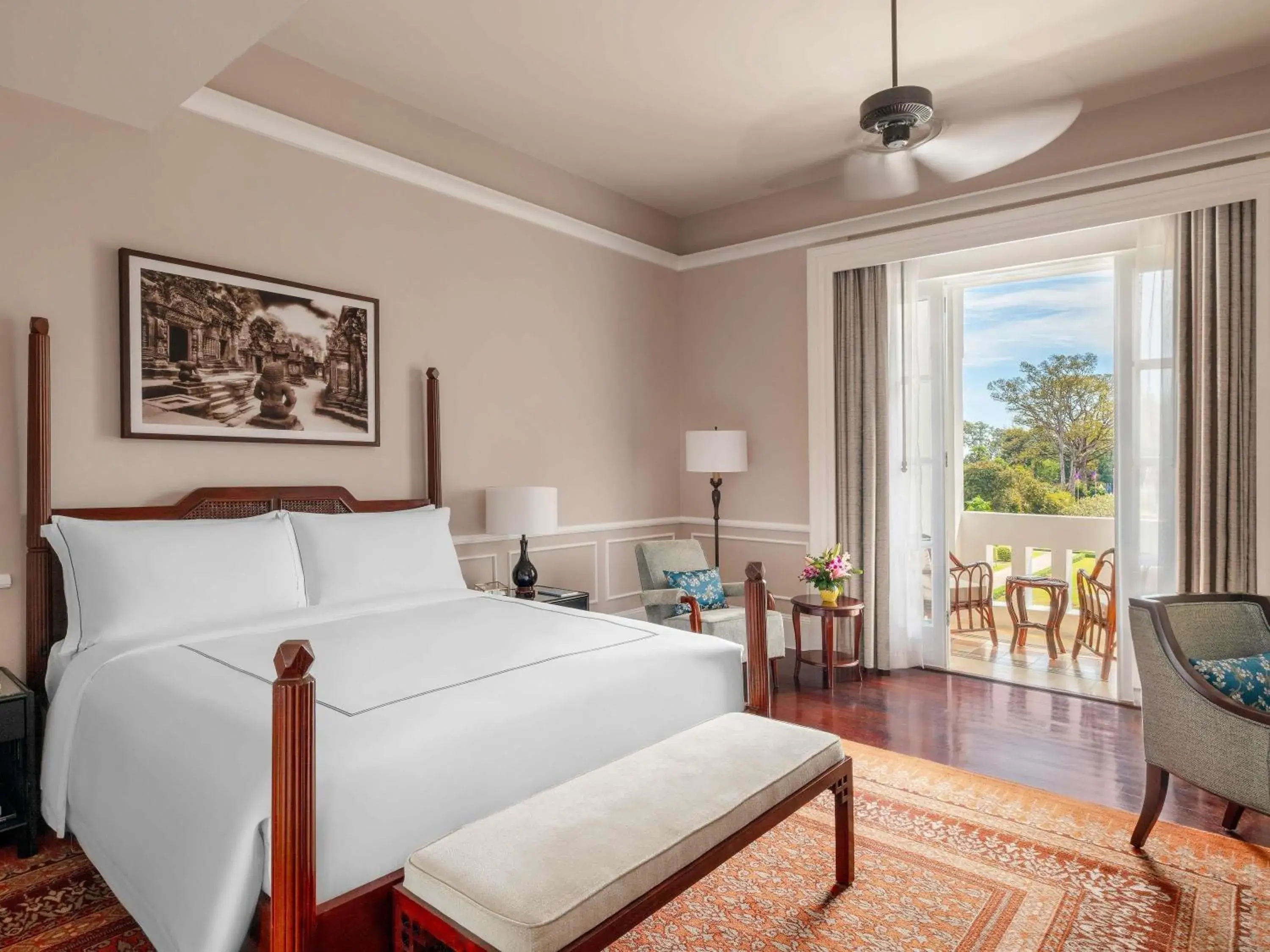 Landmark Room King Bed Pool View - single occupancy in Raffles Grand Hotel d'Angkor Landmark Room King Bed Pool View - single occupancy in Raffles Grand Hotel d'Angkor