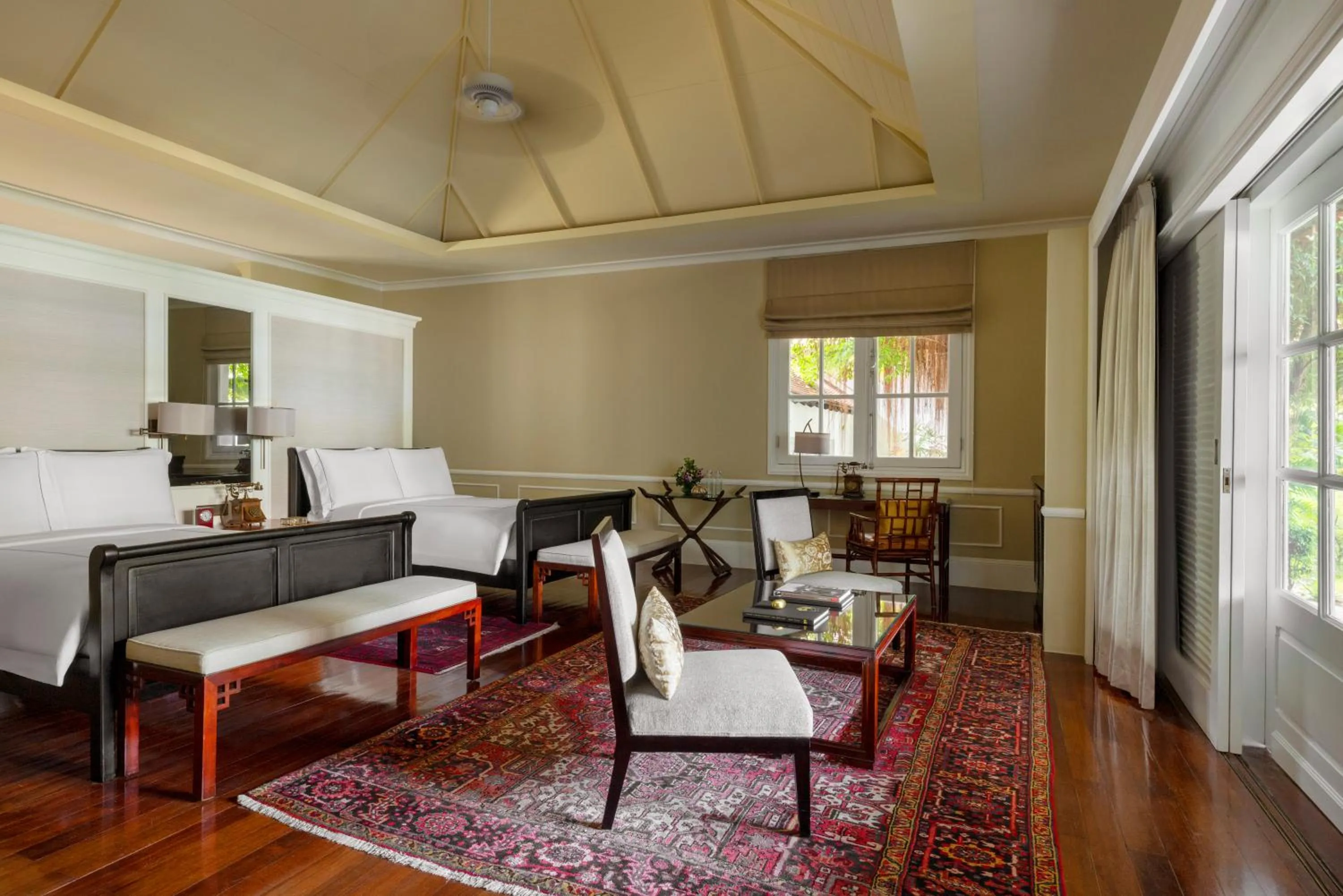 Bed in Raffles Grand Hotel d'Angkor