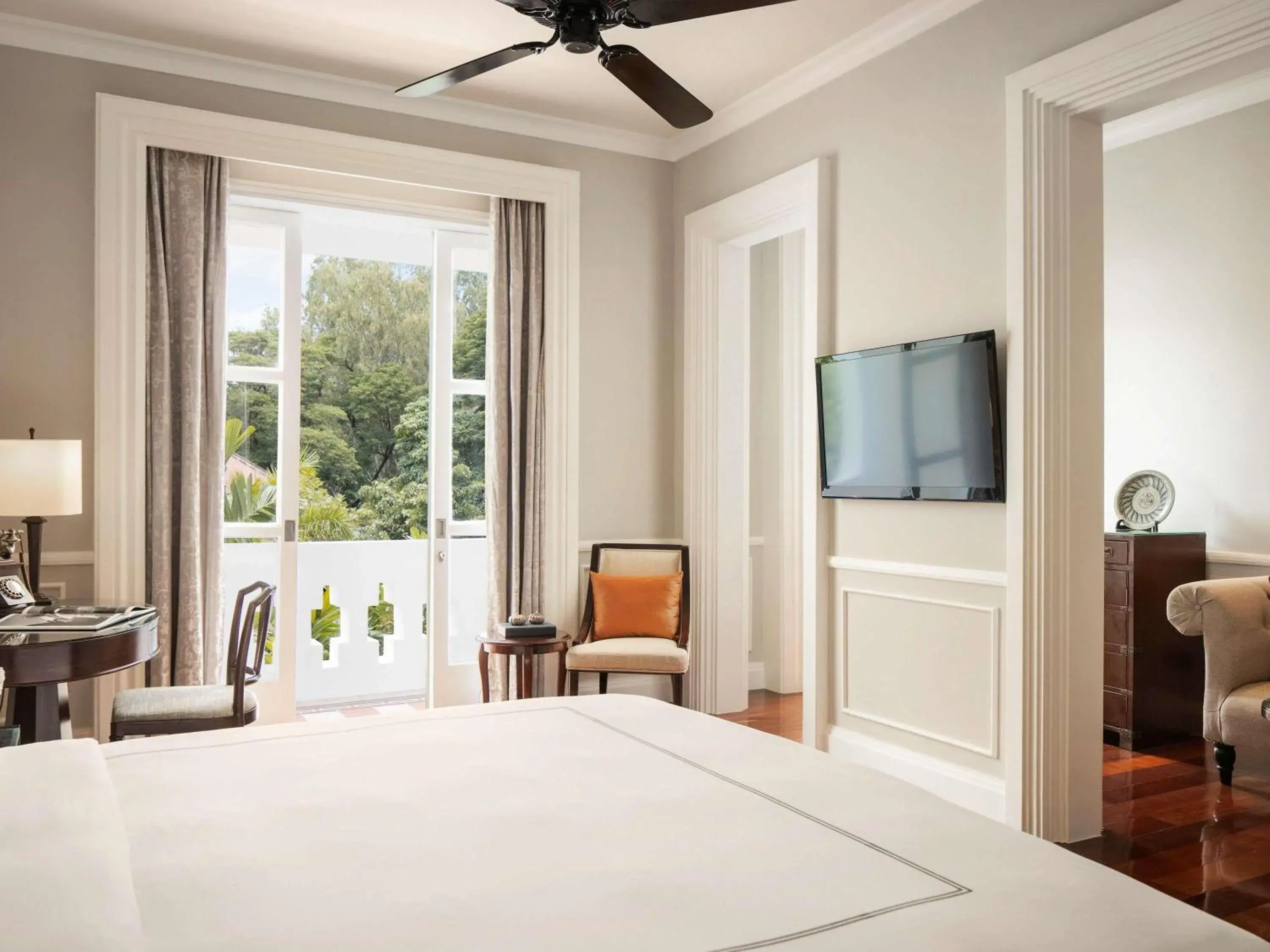 Colonial Suite King Bed Garden View in Raffles Grand Hotel d'Angkor Colonial Suite King Bed Garden View in Raffles Grand Hotel d'Angkor