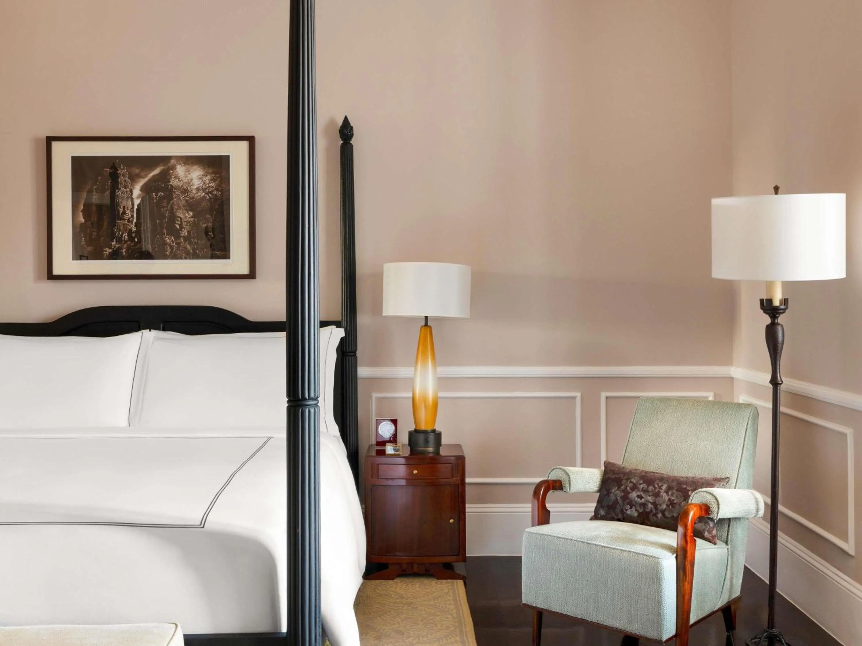 Bedroom, Bed in Raffles Grand Hotel d'Angkor