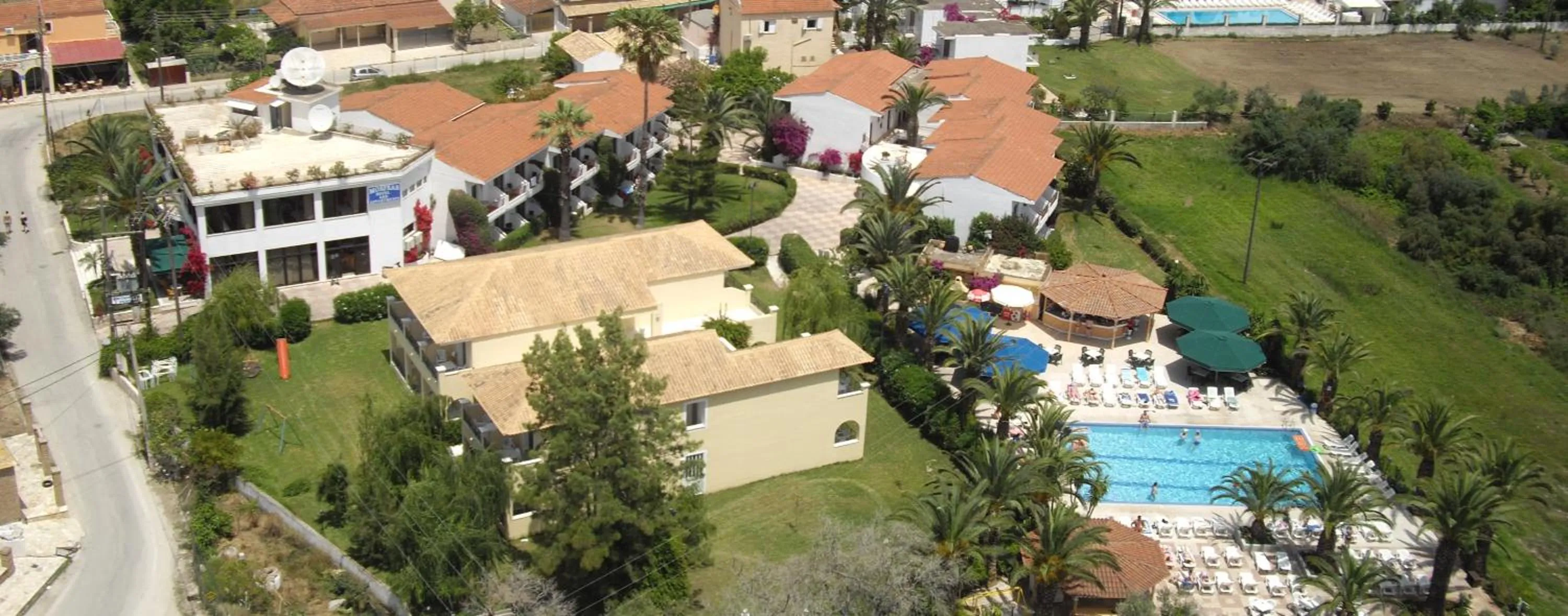 Bird's eye view in Morfeas Hotel