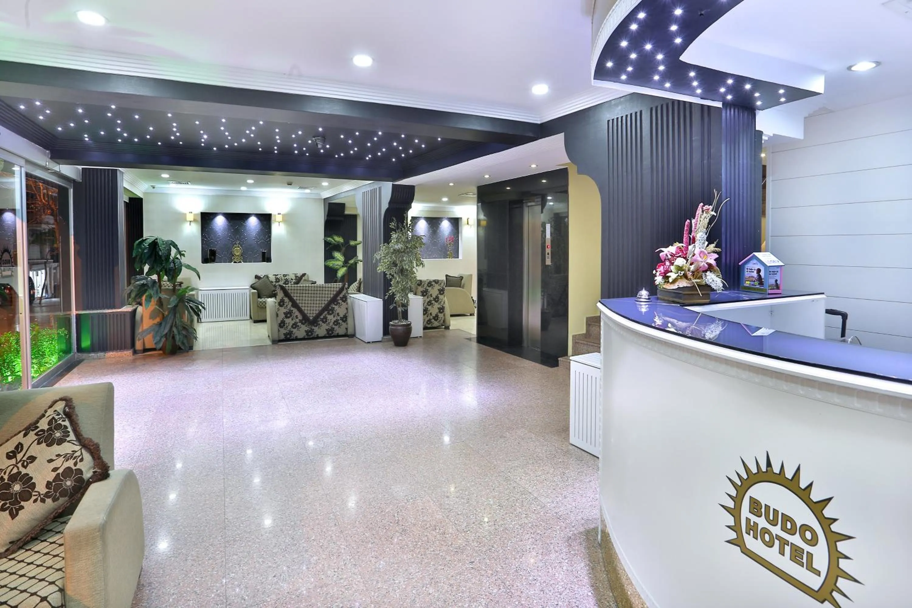 Lobby or reception in Budo Hotel