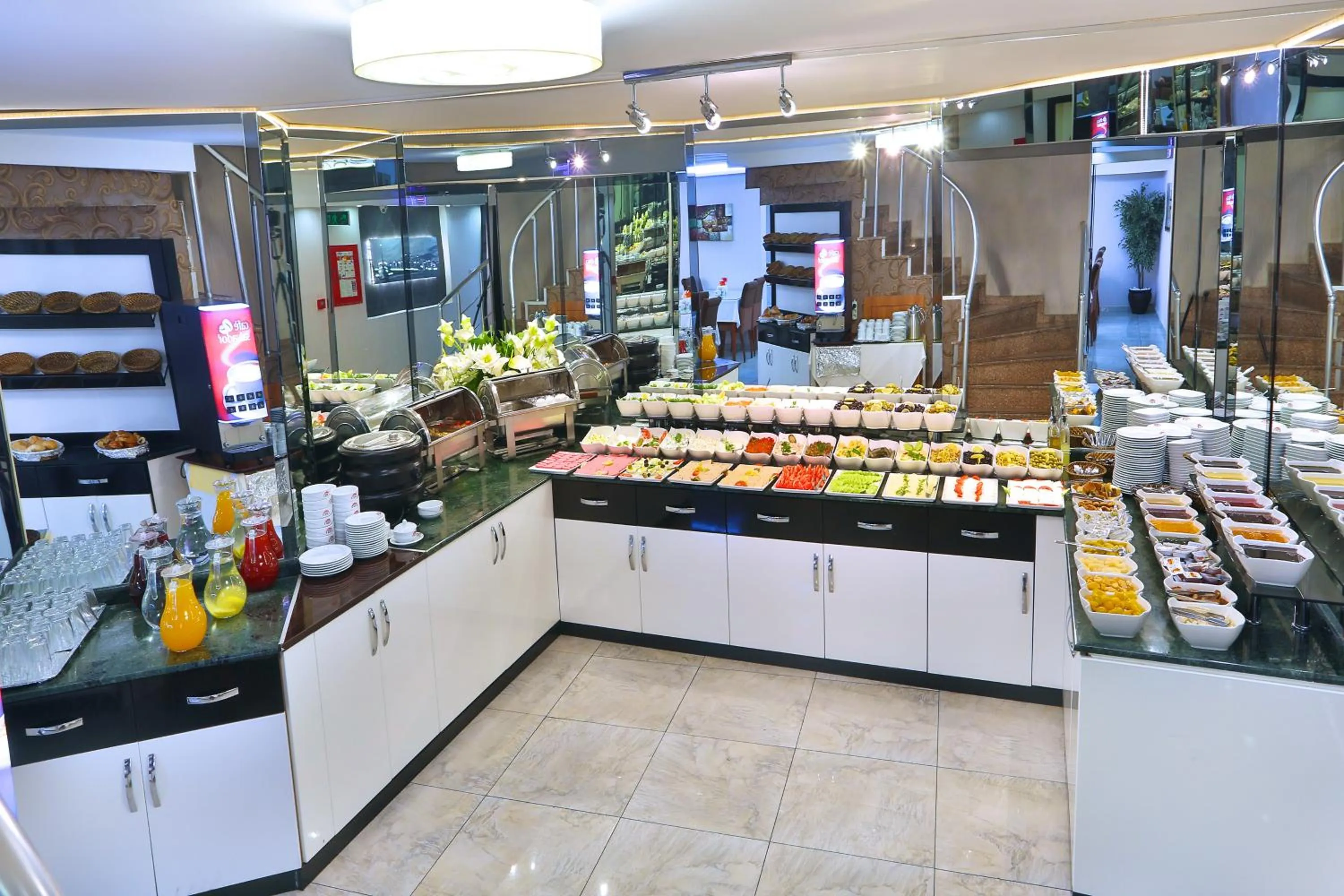 Buffet breakfast in Budo Hotel