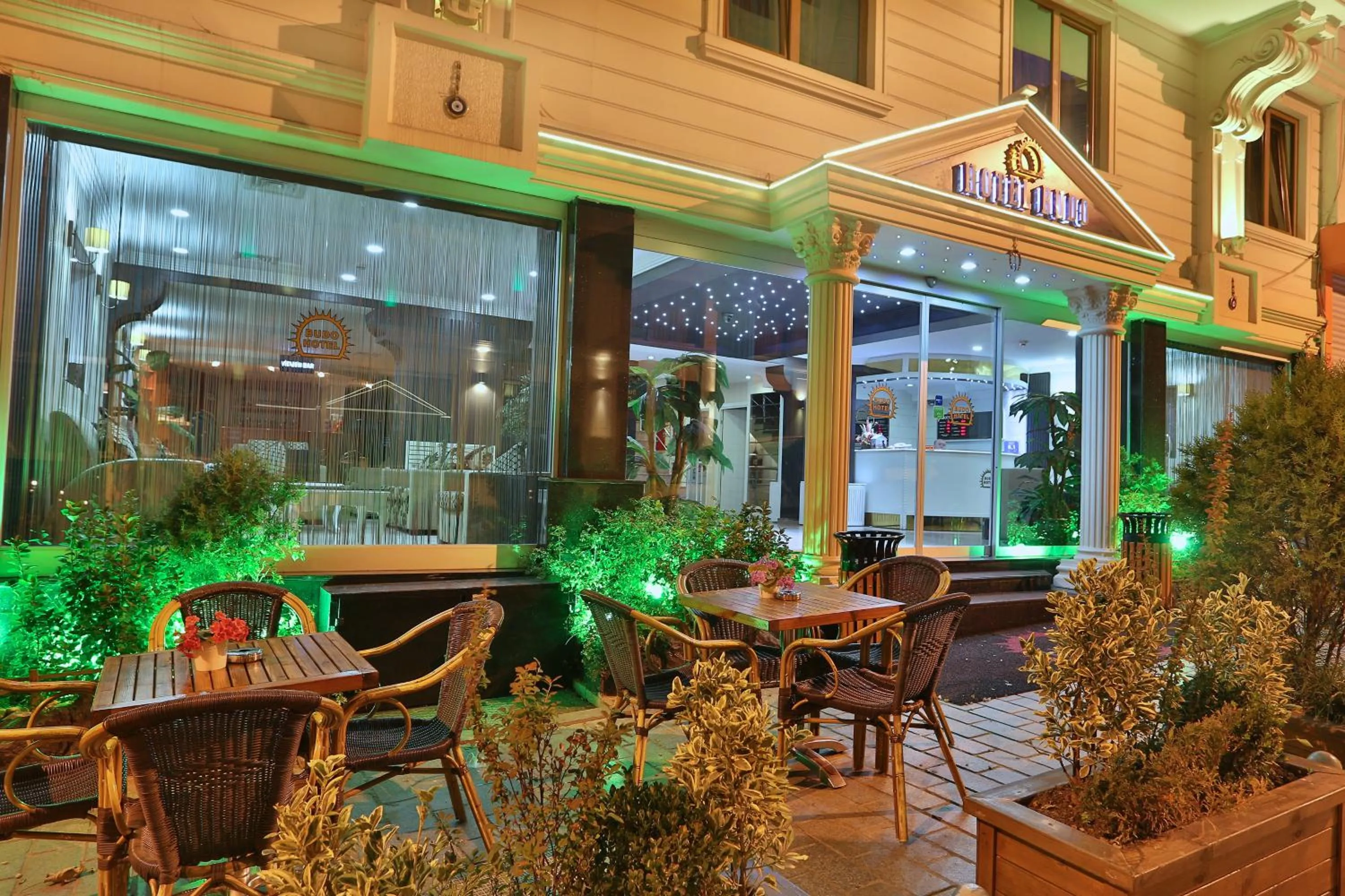 Facade/entrance in Budo Hotel