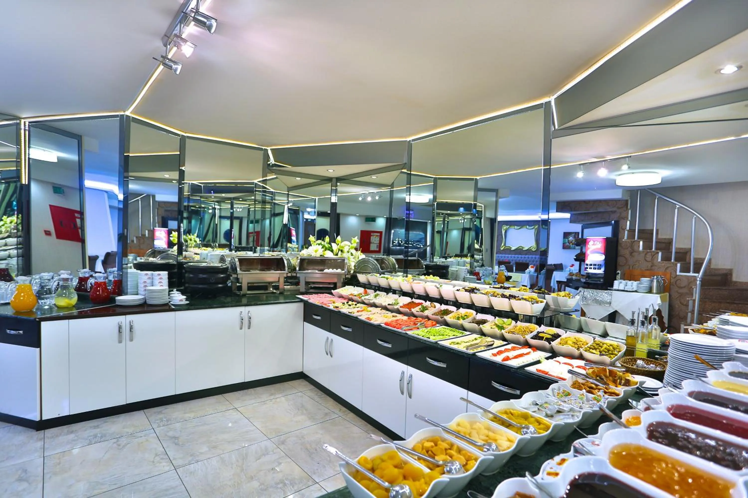 Buffet breakfast in Budo Hotel