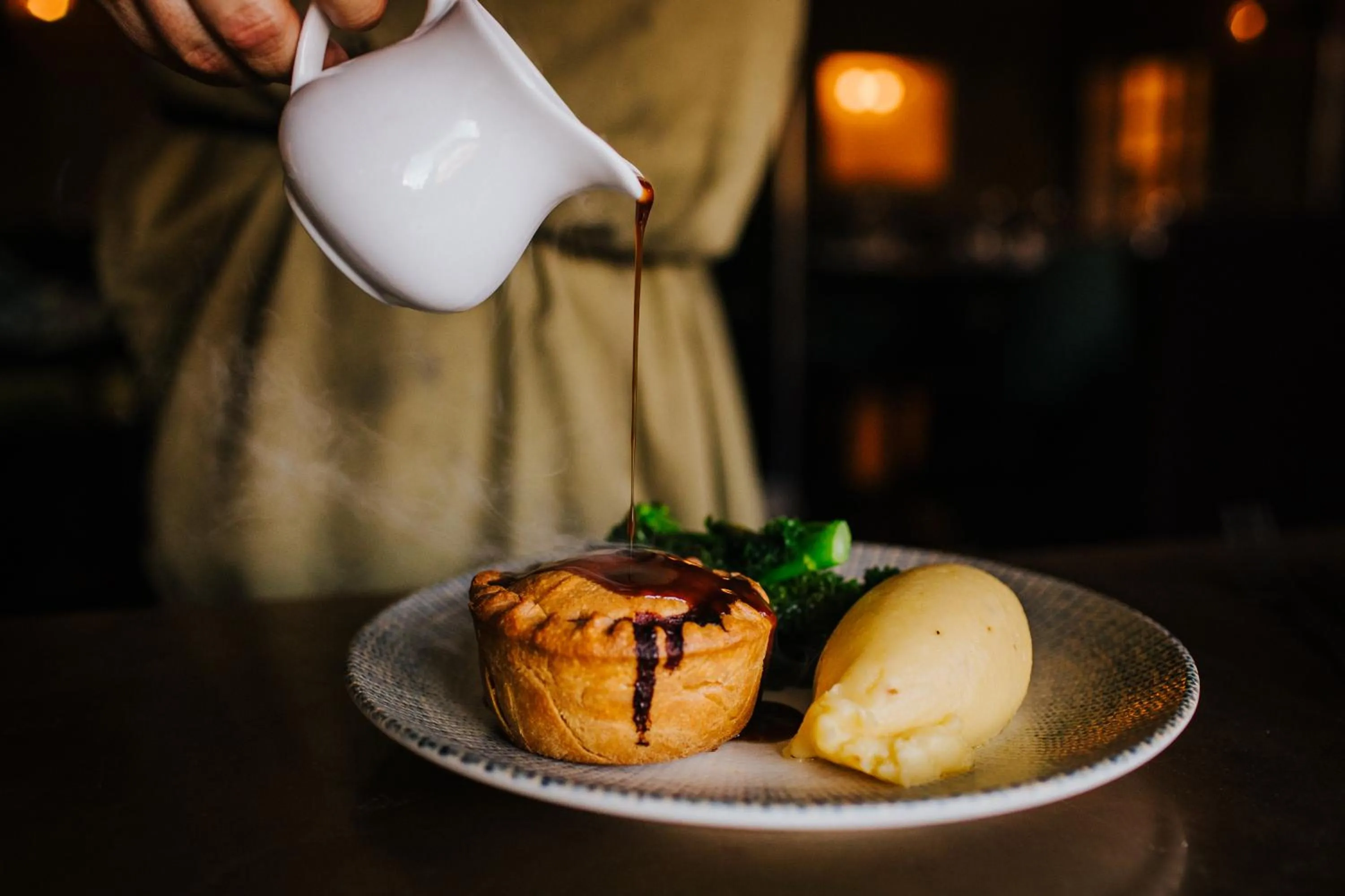Food close-up in The Devil's Punchbowl Hotel
