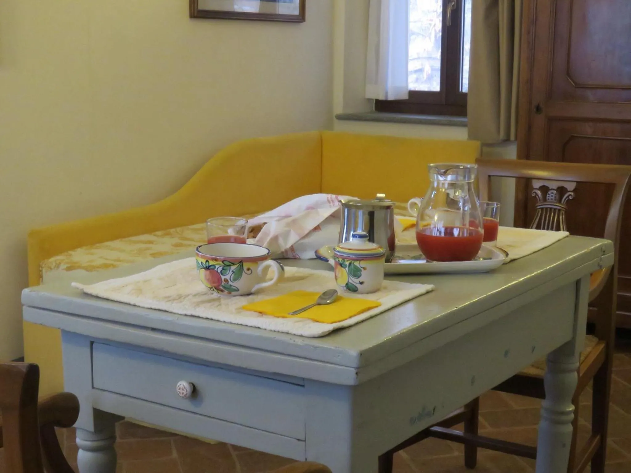 Dining area in Relais Palazzo Paleologi Sec.XIV