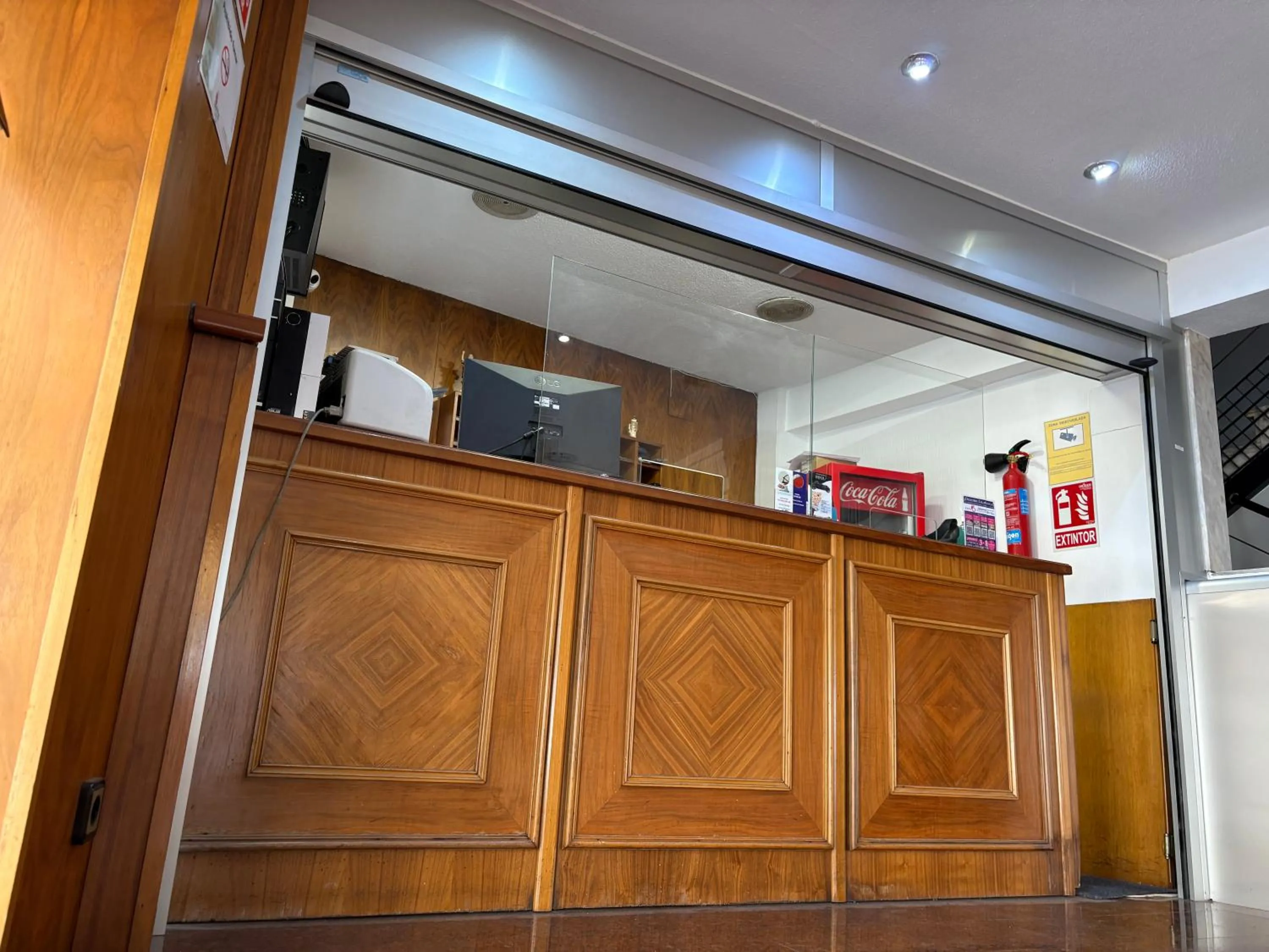 Lobby or reception in Hotel Amefa