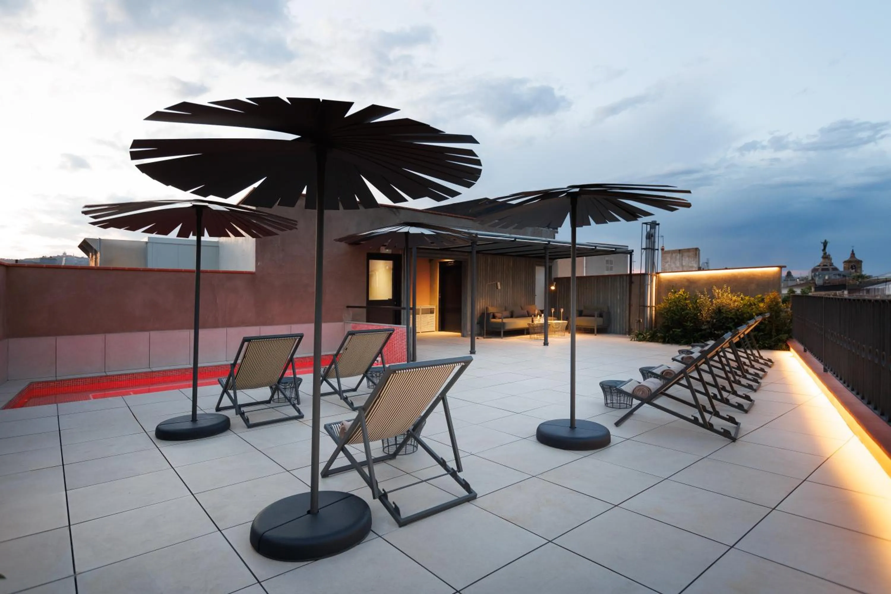 sunbed in Hotel La Pau