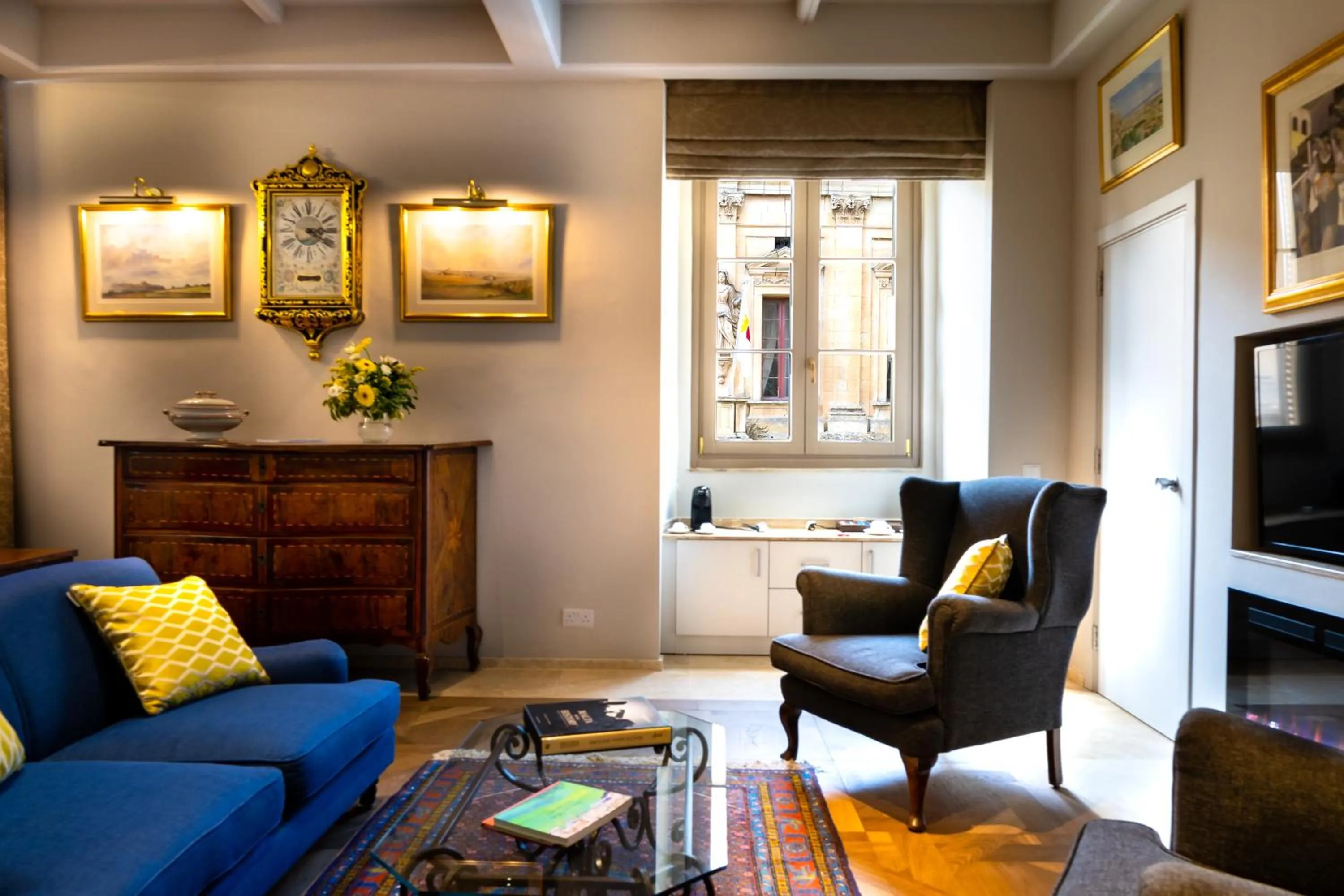 Living room in The Xara Palace Relais & Chateaux