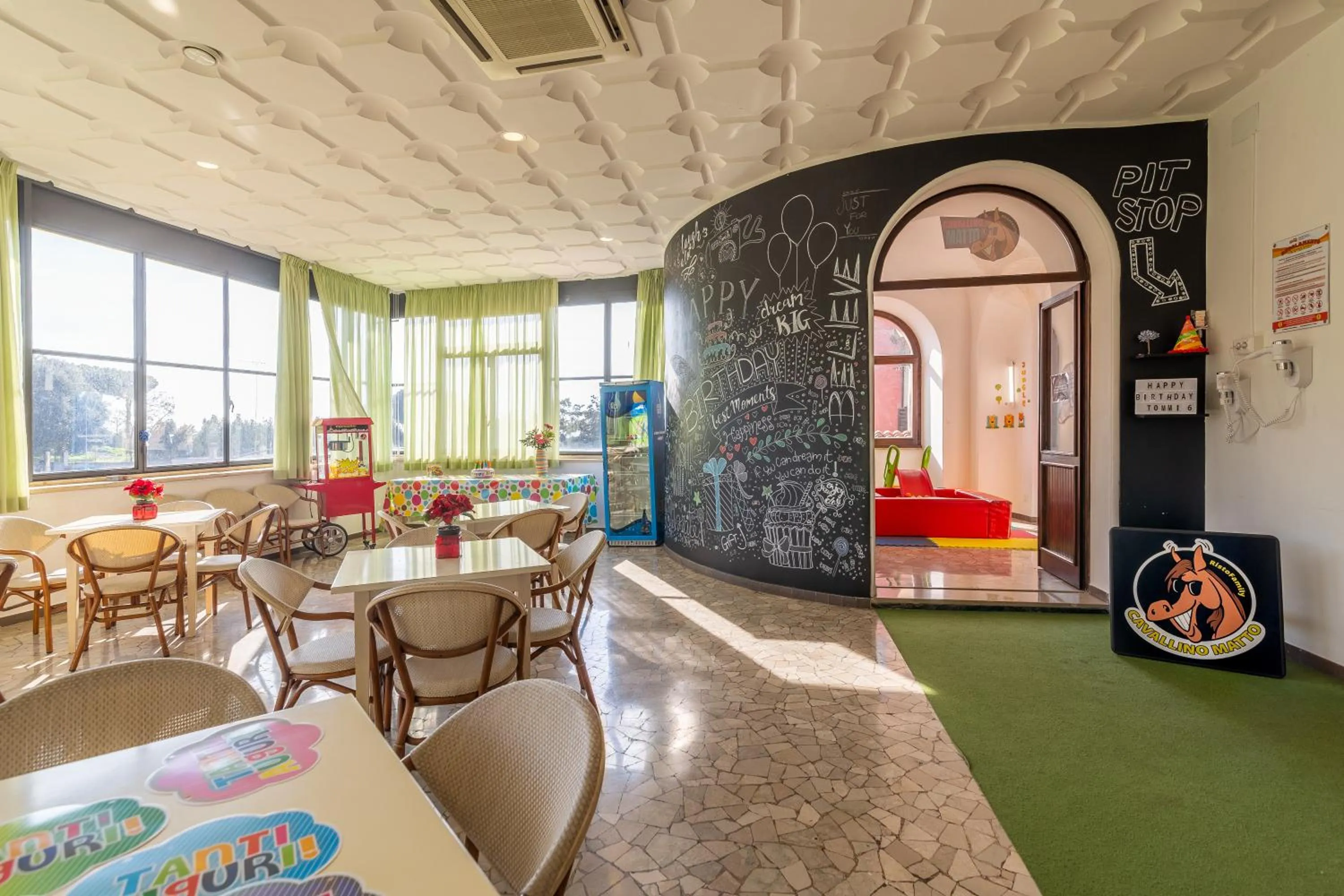 Garden view in Antica Locanda Cavallino Bianco