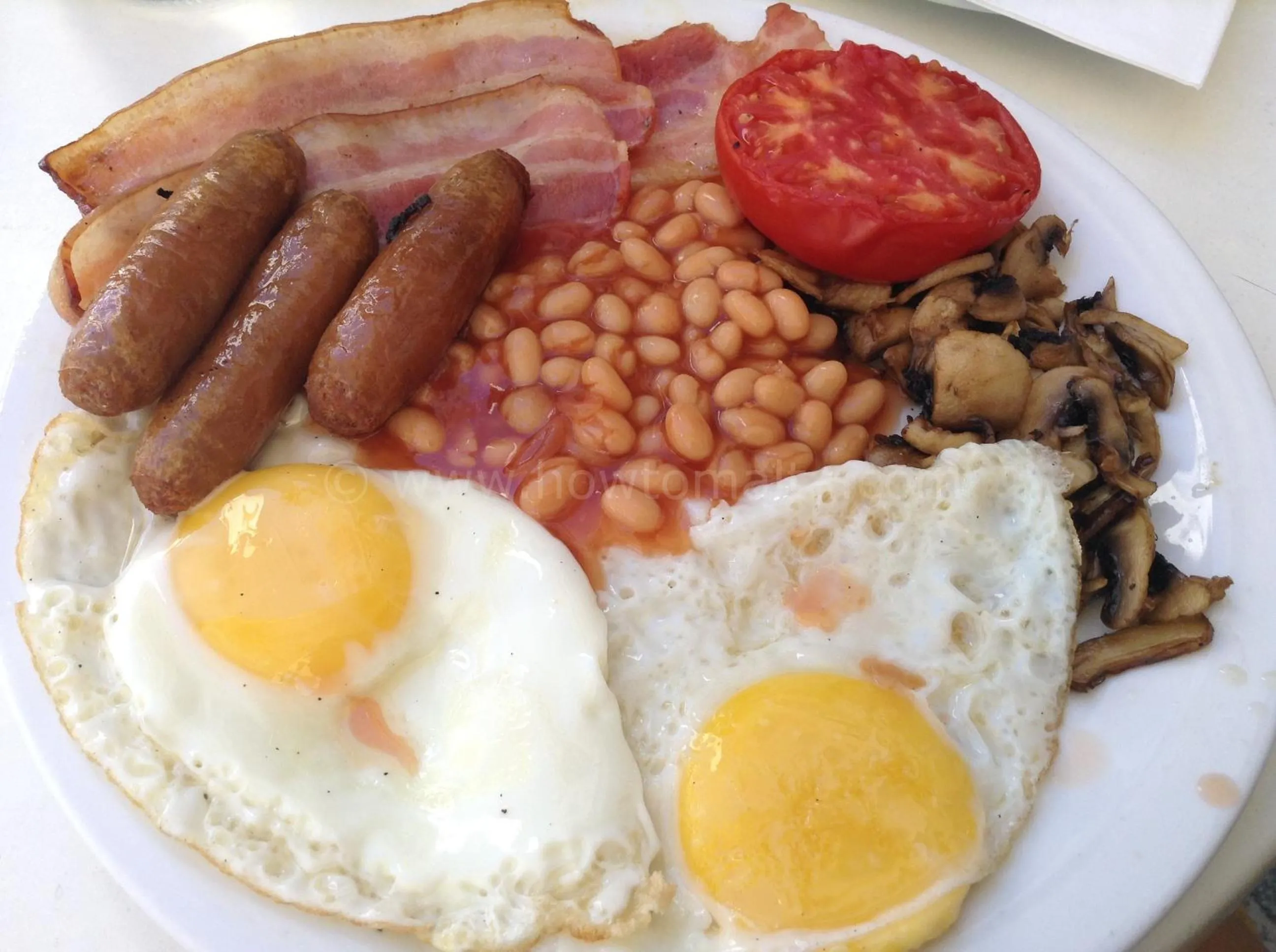 Food close-up in St. Patrick's Hotel