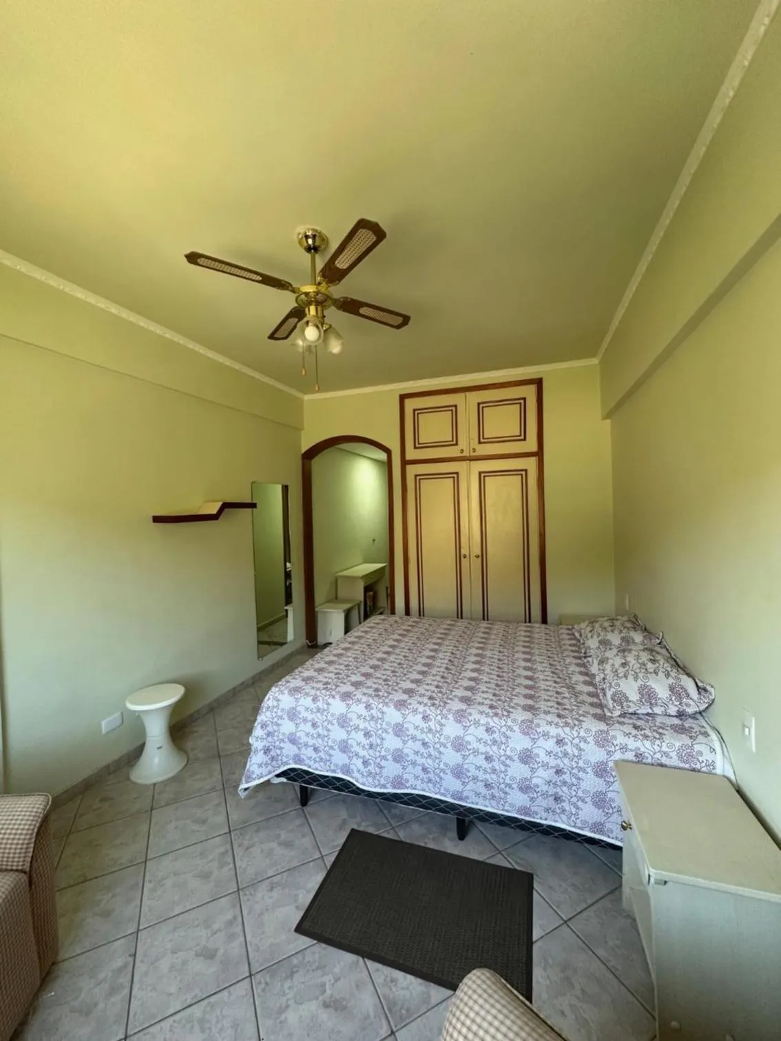 Bed in Apartamento Hotel Cavalinho Branco