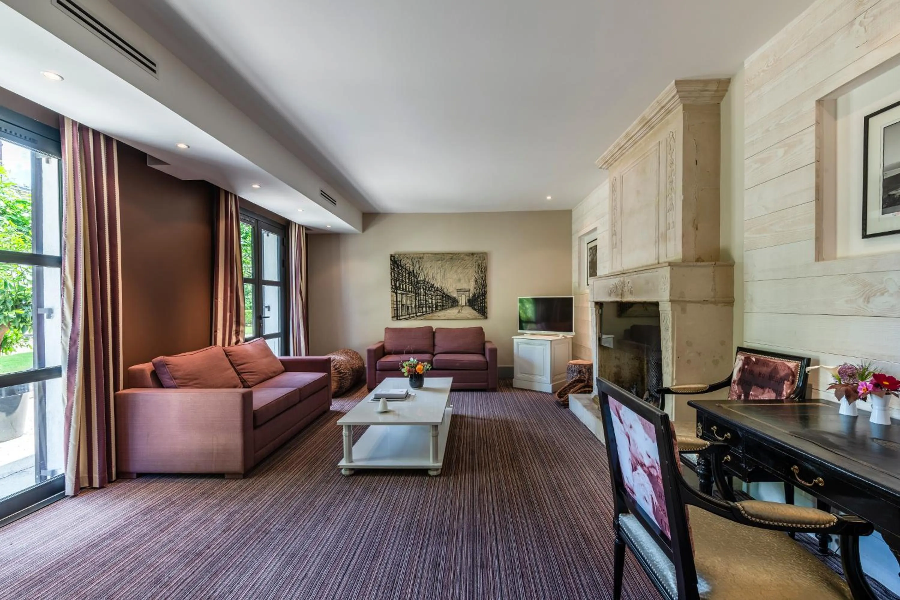 Living room in La Chapelle Saint Martin