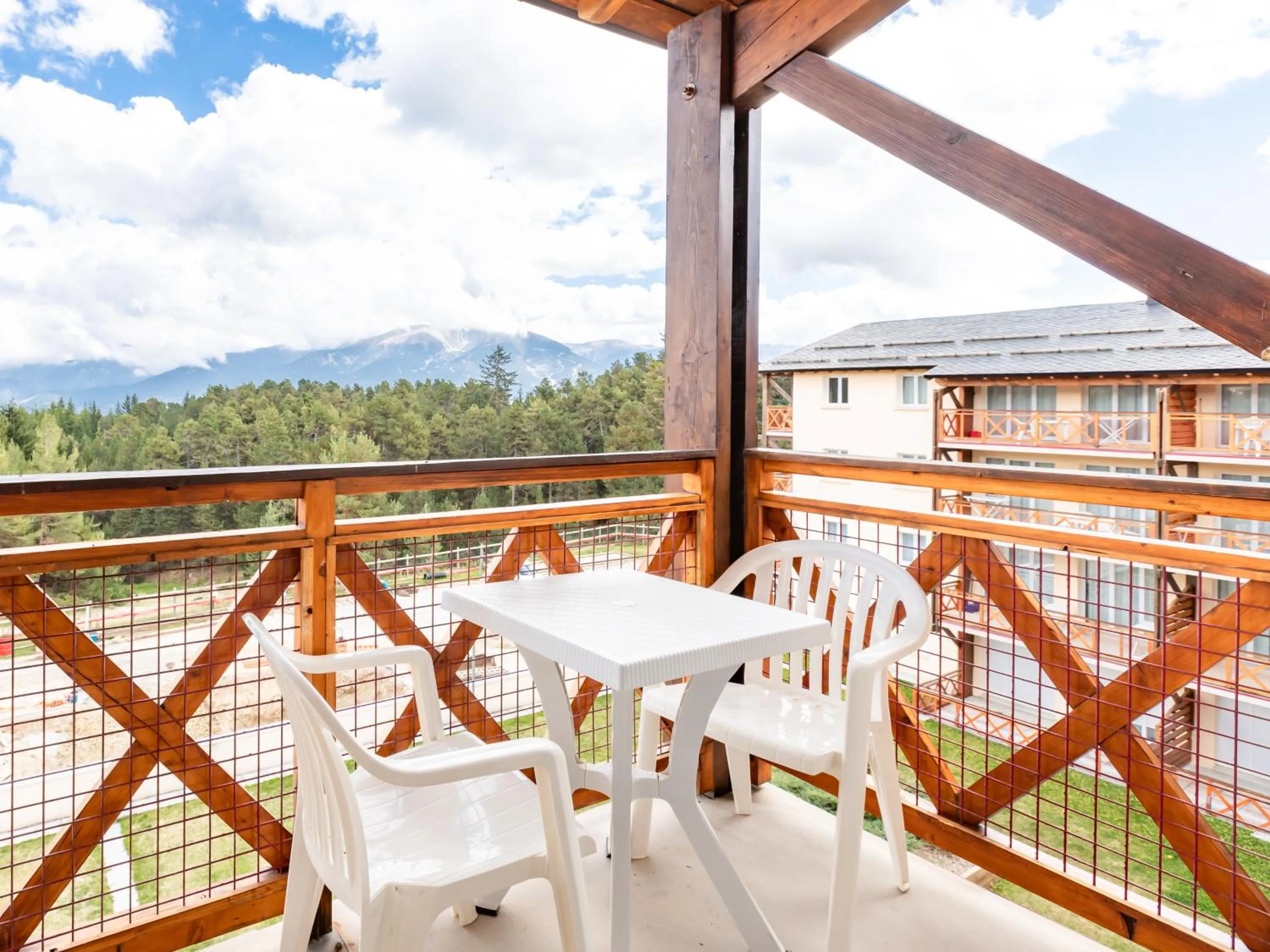 Balcony/Terrace in Vacancéole - Appart'Vacances Pyrénées 2000