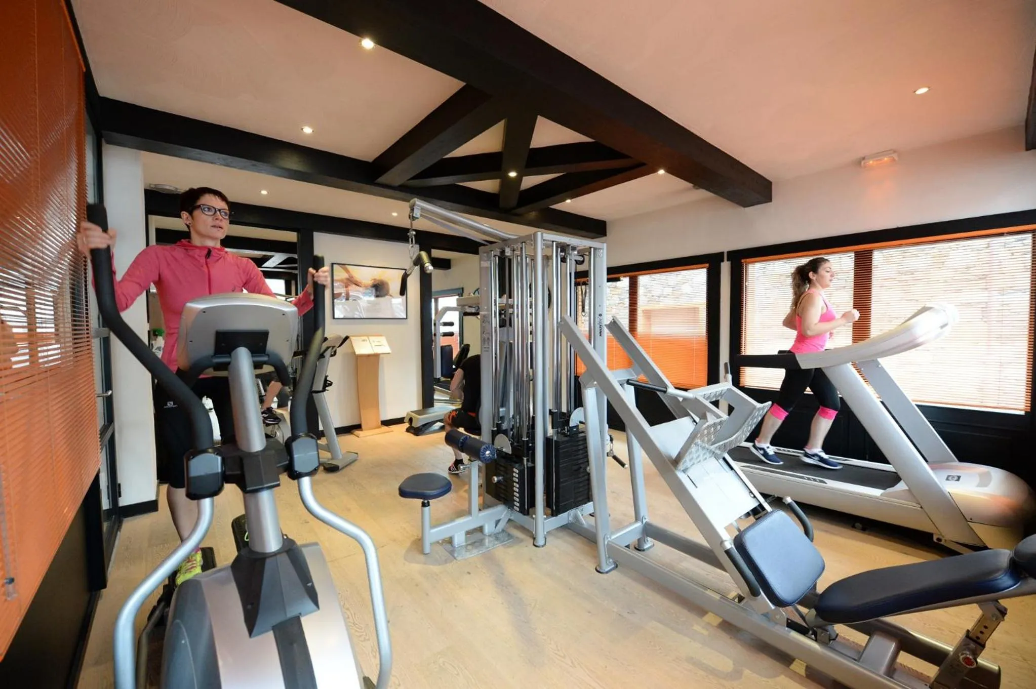 Fitness centre/facilities in CGH Résidences & Spas Le Coeur d'Or