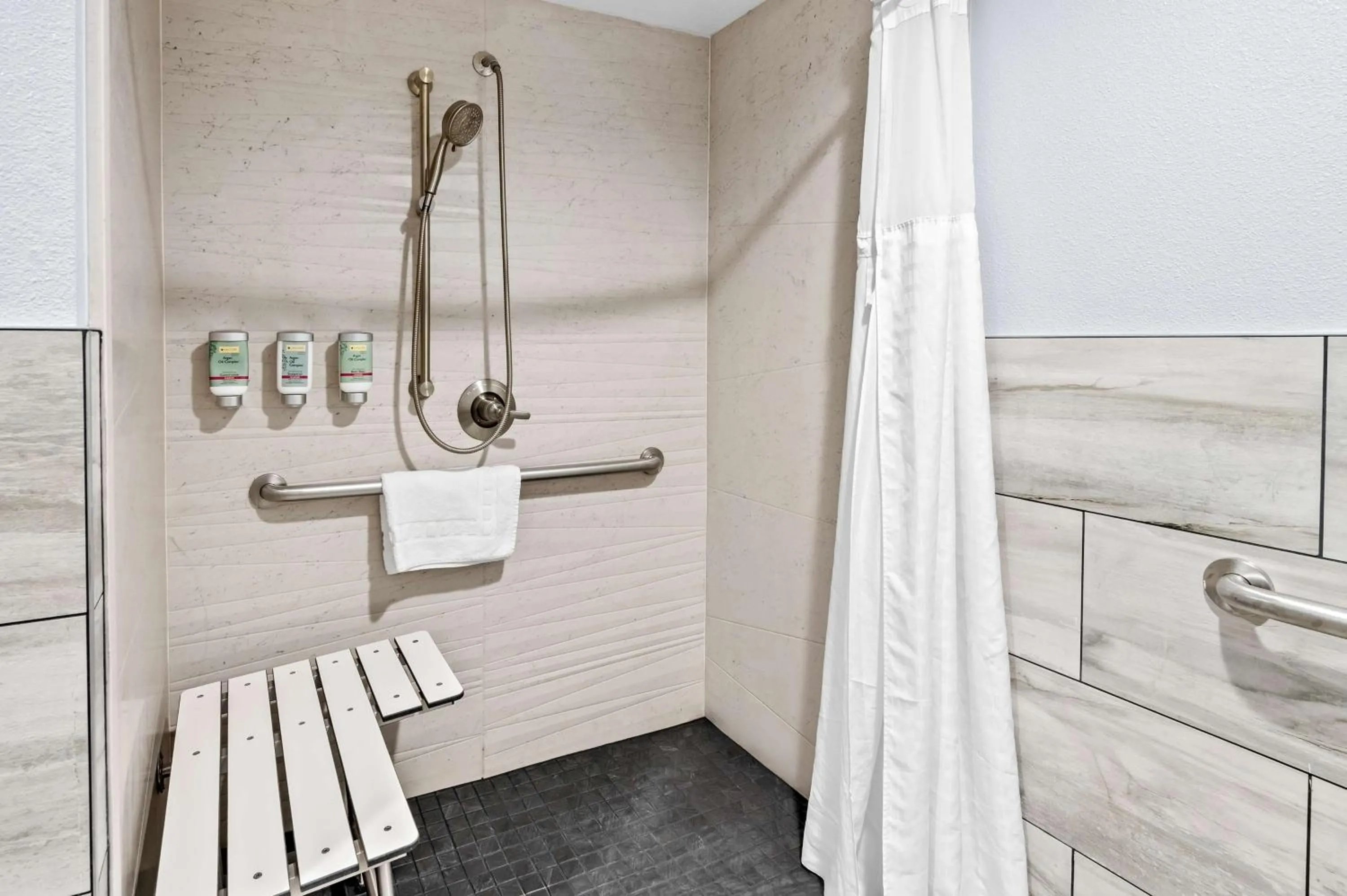 Bathroom in SureStay Hotel by Best Western Buena Park Anaheim