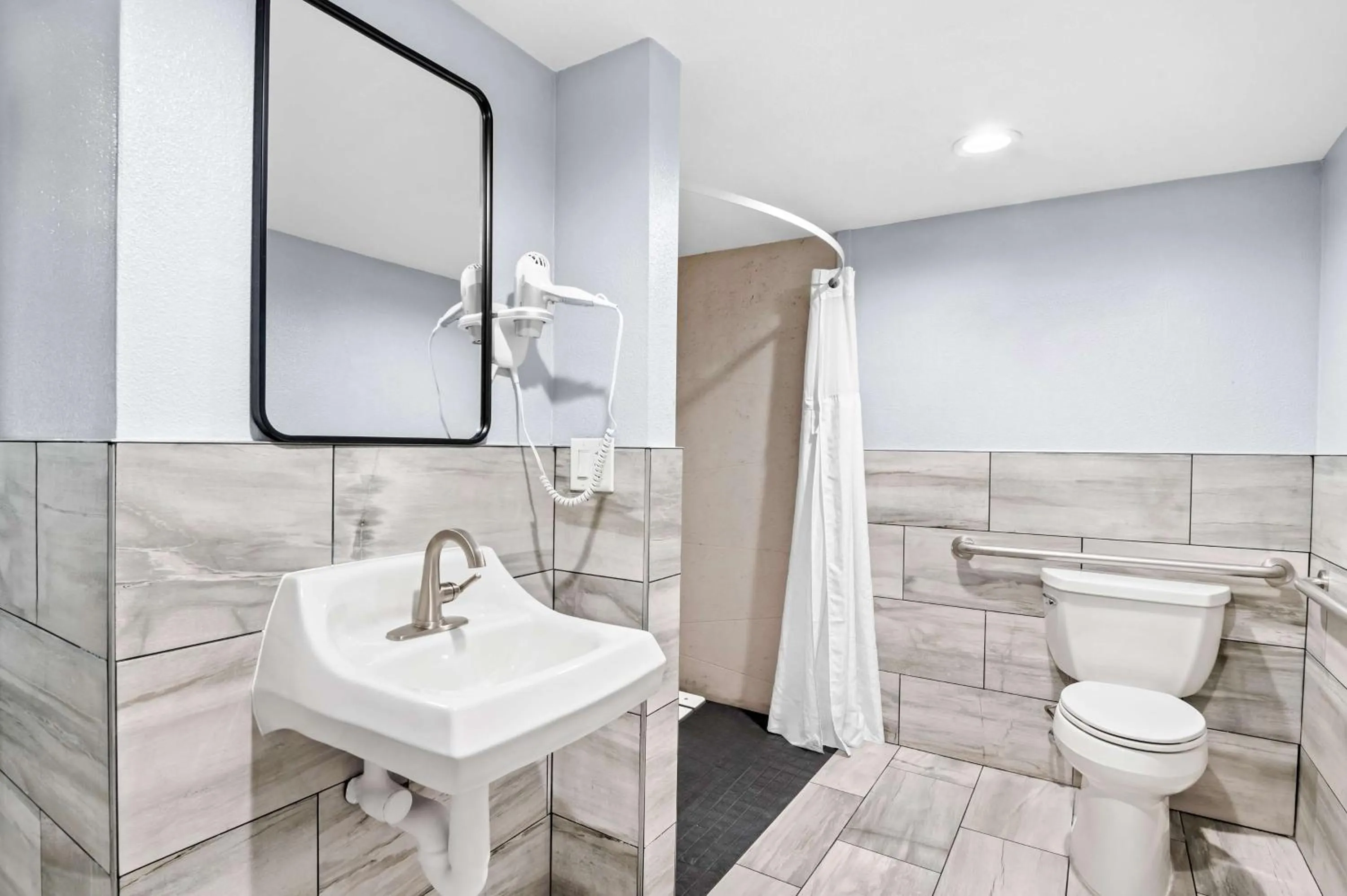 Bathroom in SureStay Hotel by Best Western Buena Park Anaheim