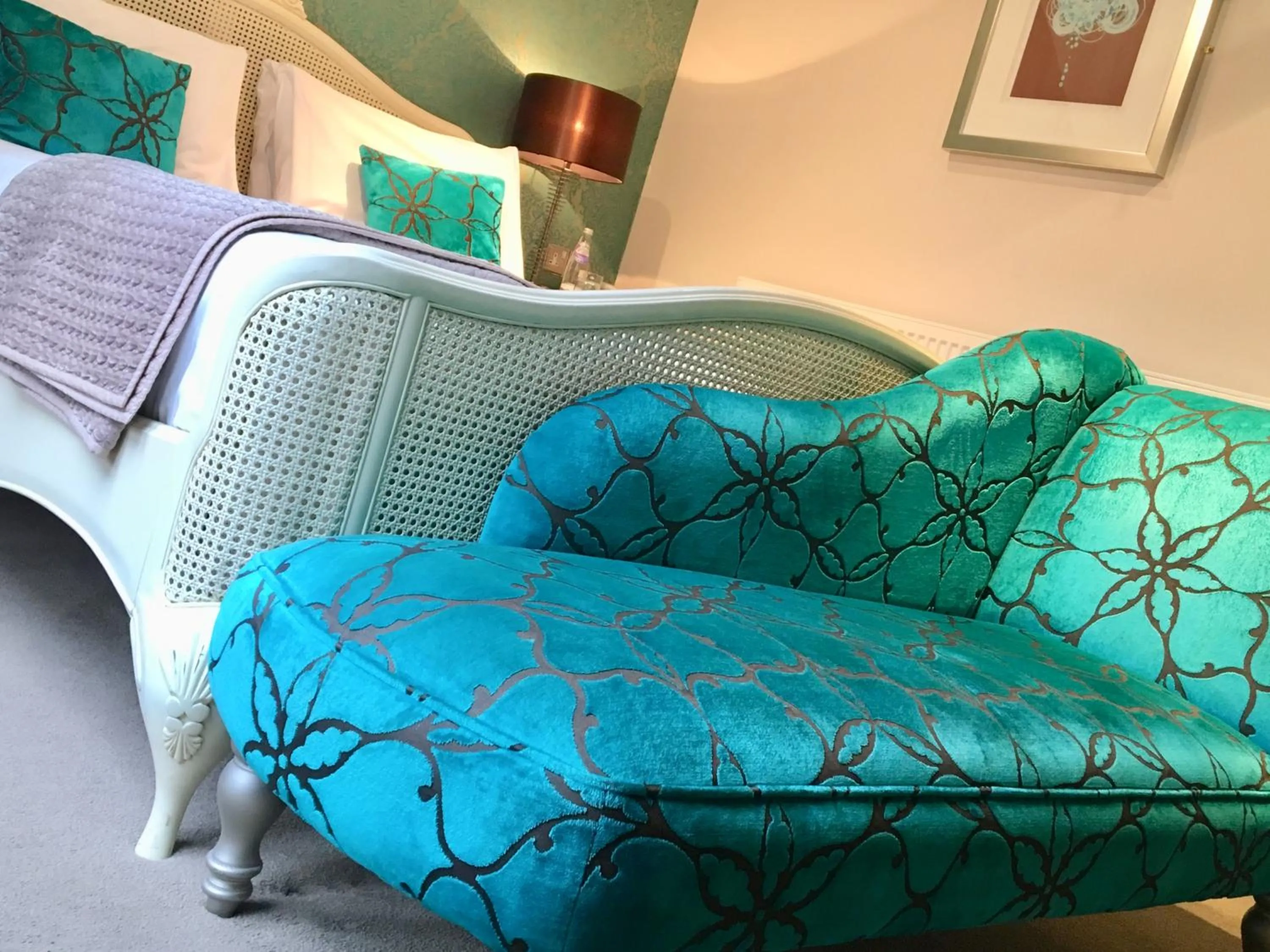 Bed in Hall Farm Hotel And Restaurant