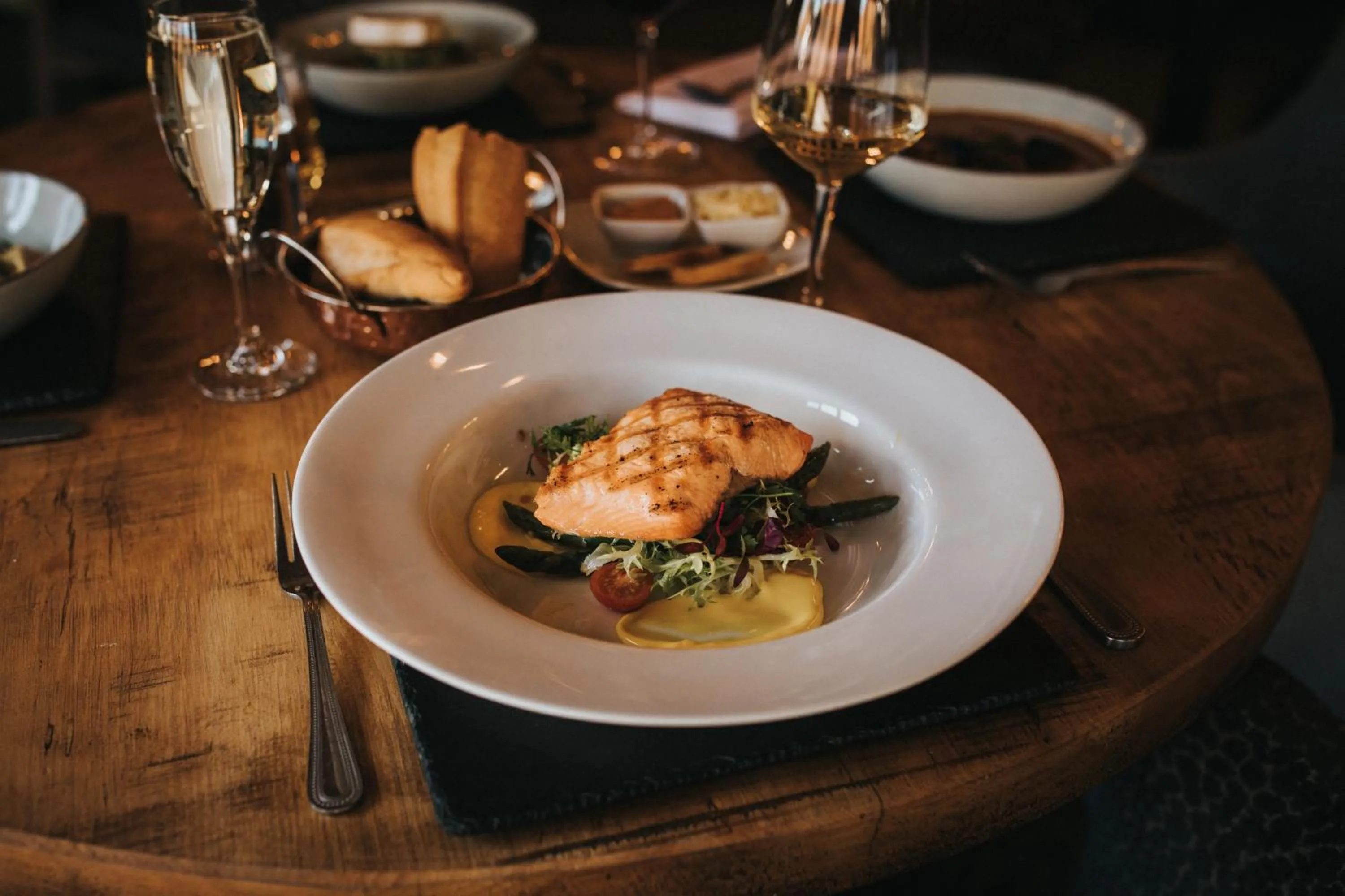 Food and drinks in Hall Farm Hotel And Restaurant