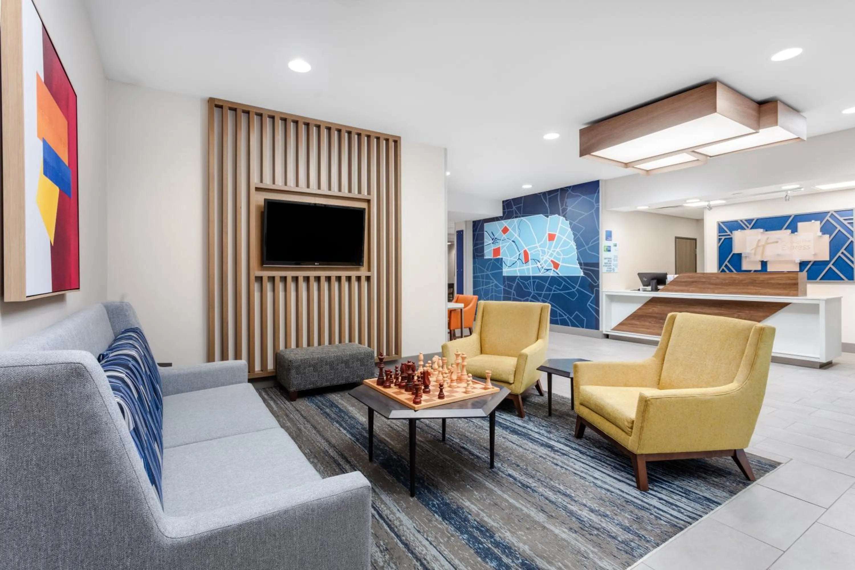 Seating area in Holiday Inn Express Kearney by IHG